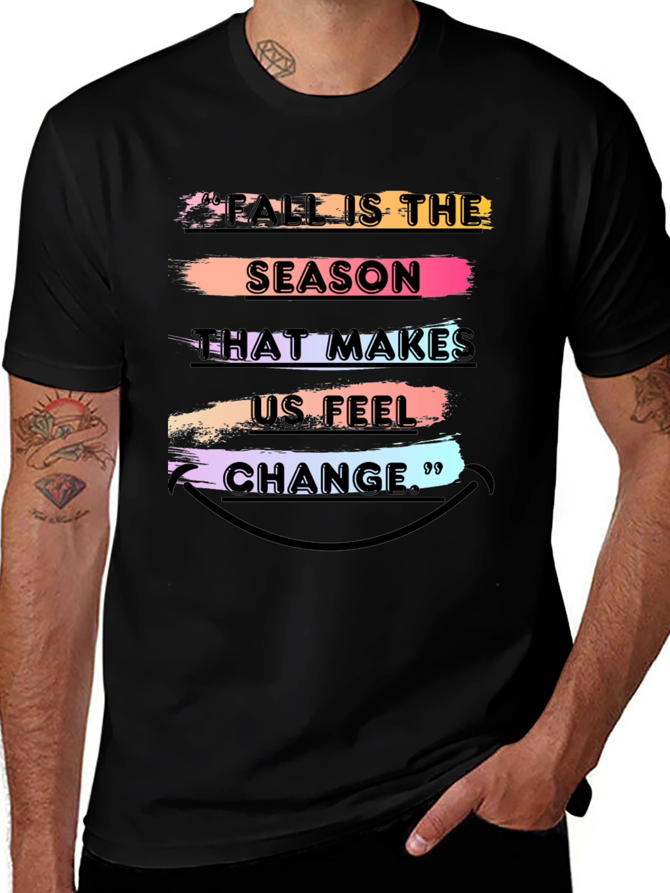 Variant 9 of Fall Season Change Graphic T-Shirt