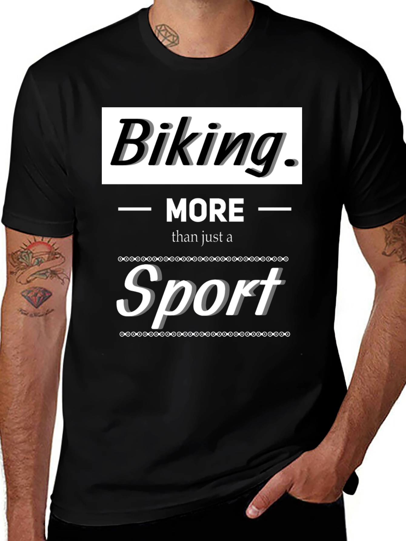 Variant 23 of Biking is More Than a Sport Graphic T-Shirt