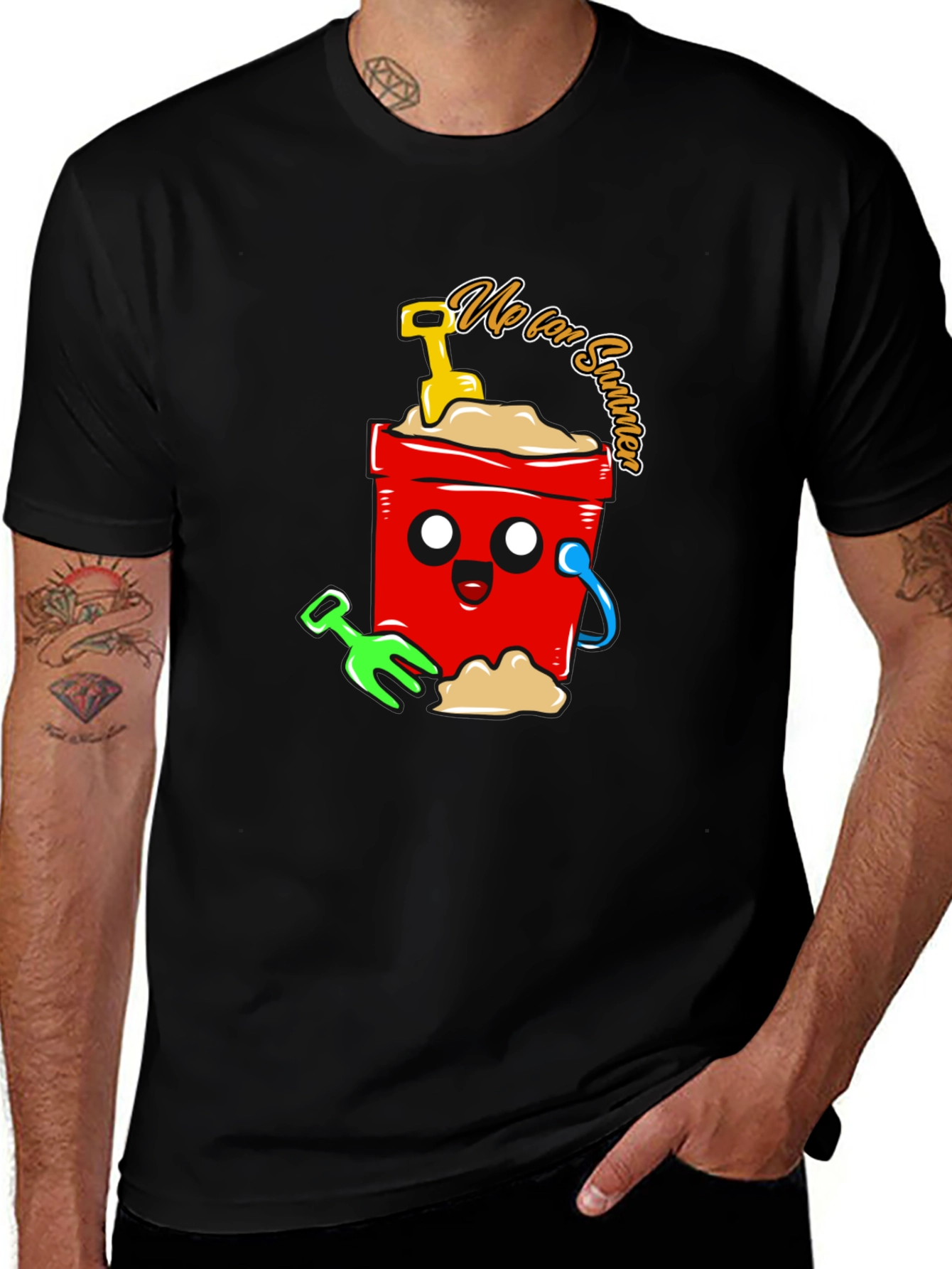 Variant 18 of Summer Fun Cartoon Graphic T-Shirt