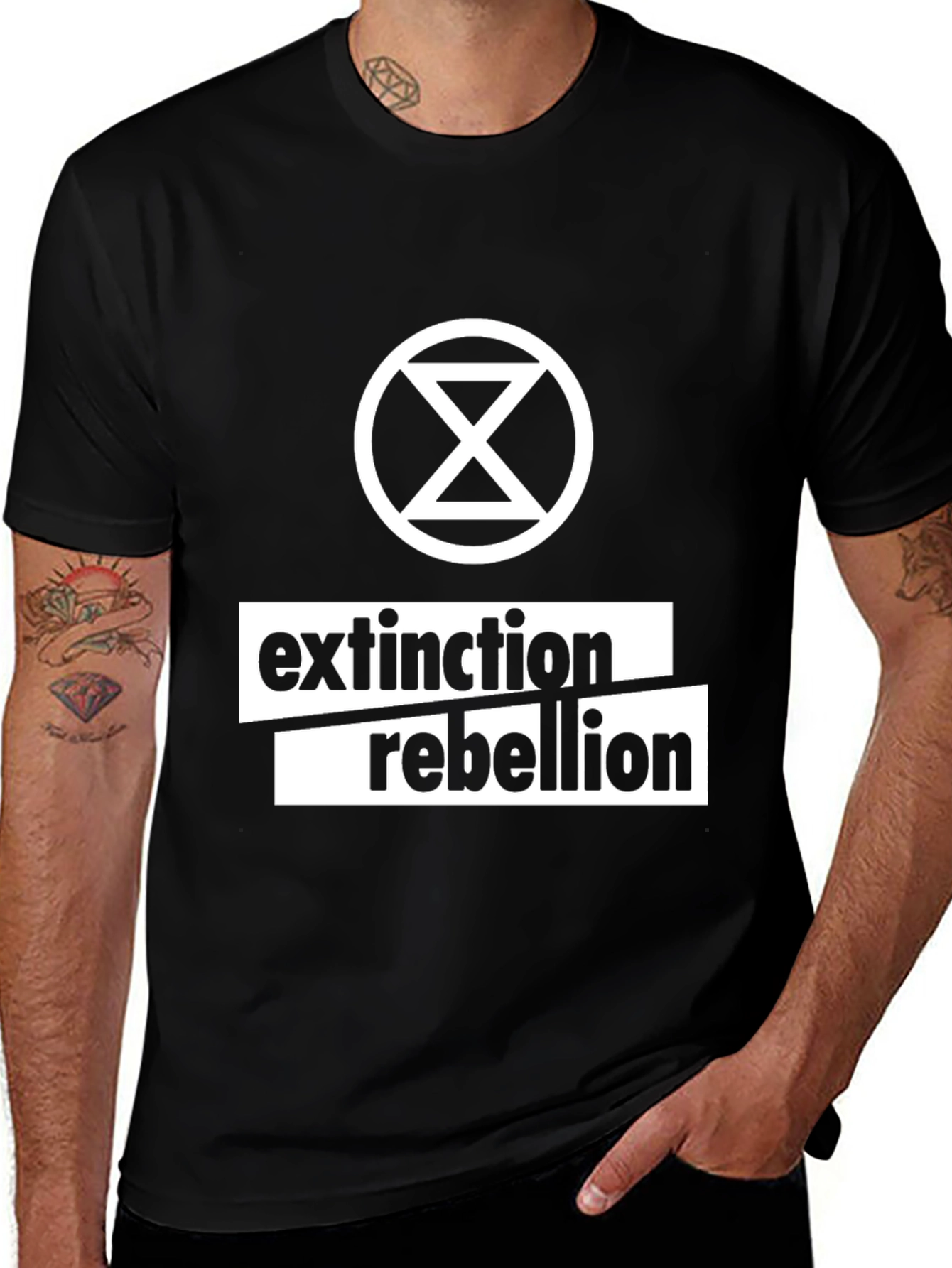 Extinction Rebellion Black T-Shirt