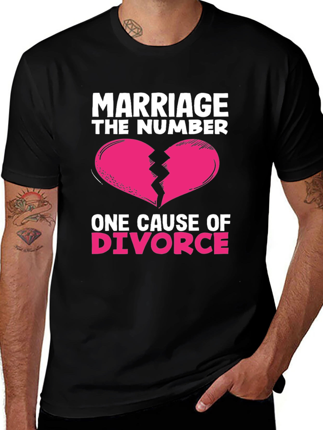 Variant 3 of Funny Marriage Divorce T-Shirt