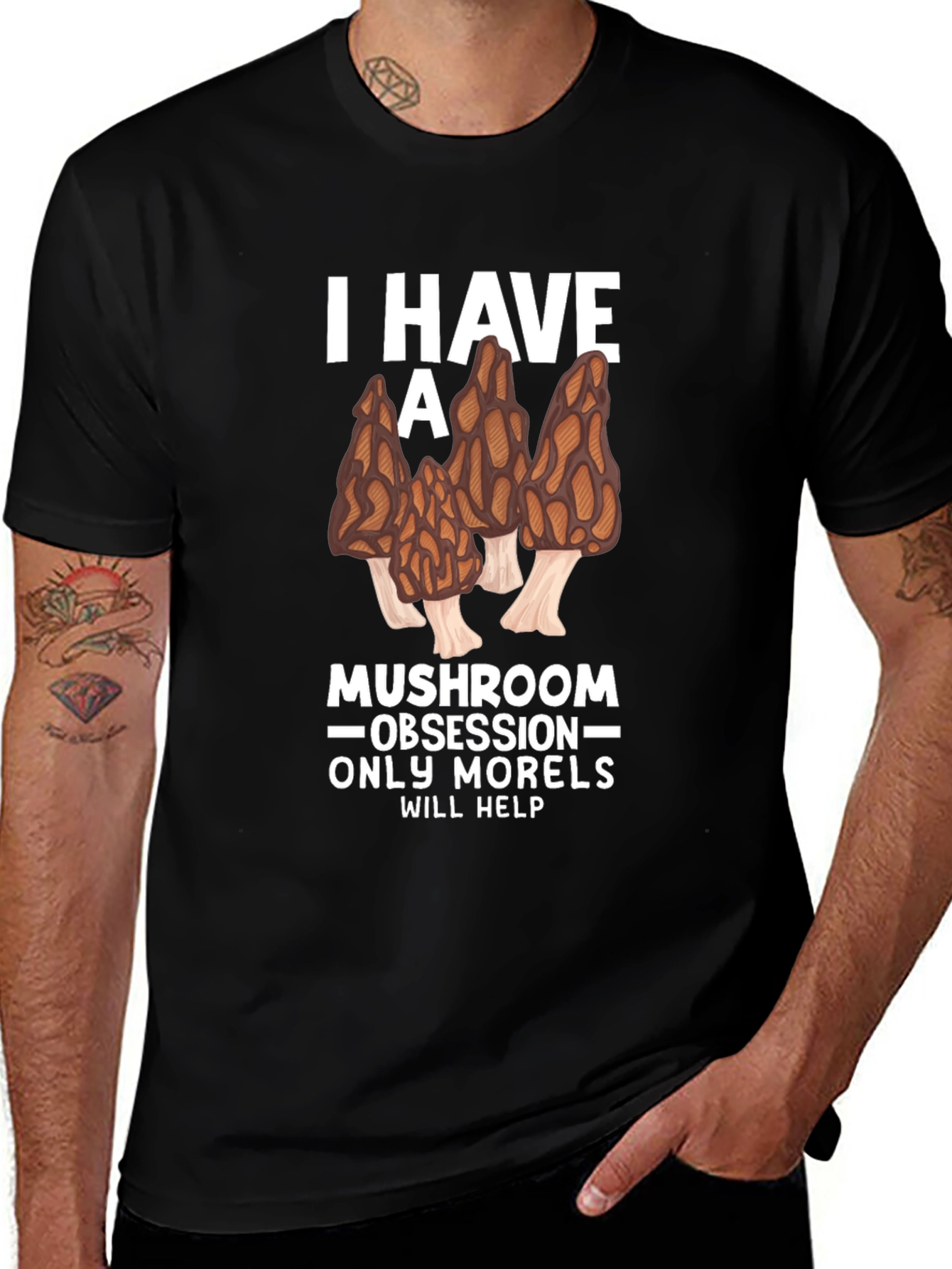 Variant 24 of Mushroom Obsession Morel T-Shirt