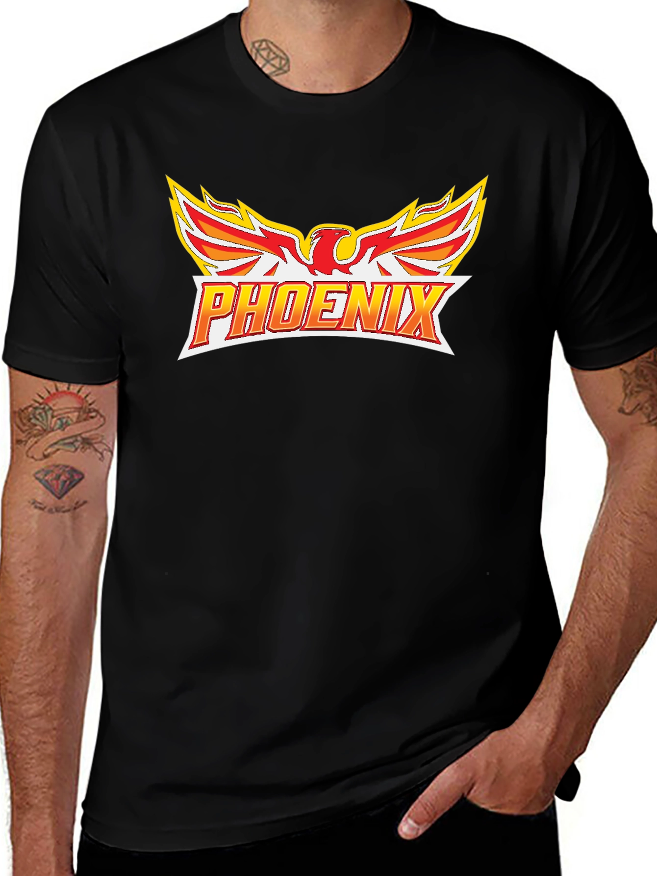 Variant 20 of Phoenix Graphic T-Shirt - Black