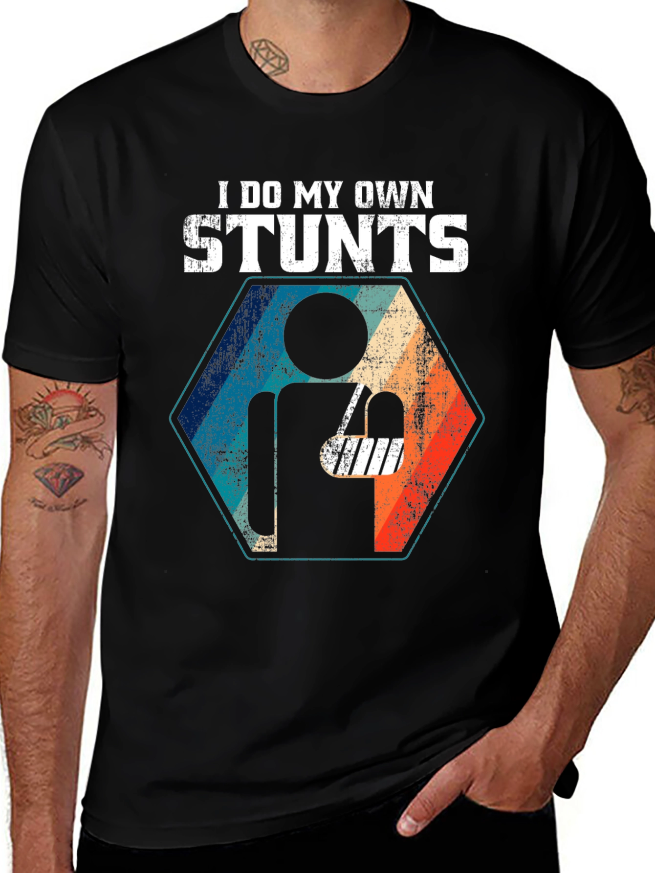 Variant 22 of I Do My Own Stunts Graphic Tee