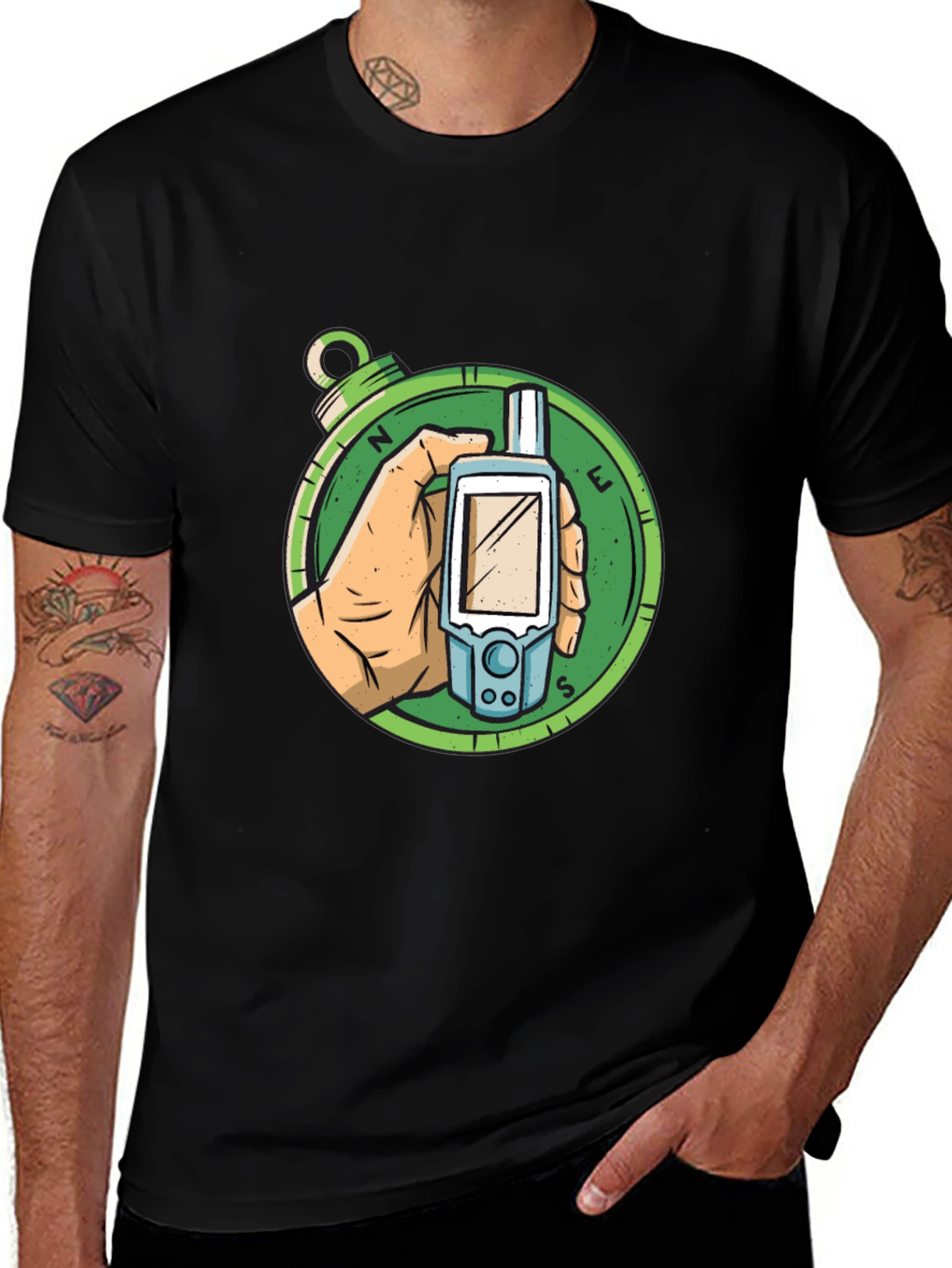Adventure Compass GPS T-Shirt