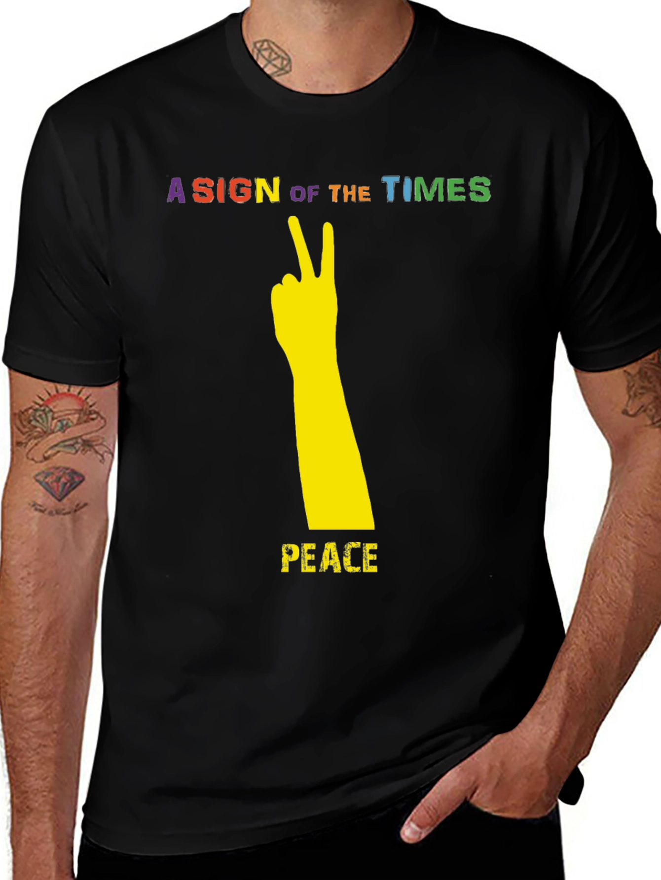 Variant 17 of Sign of the Times Peace T-Shirt