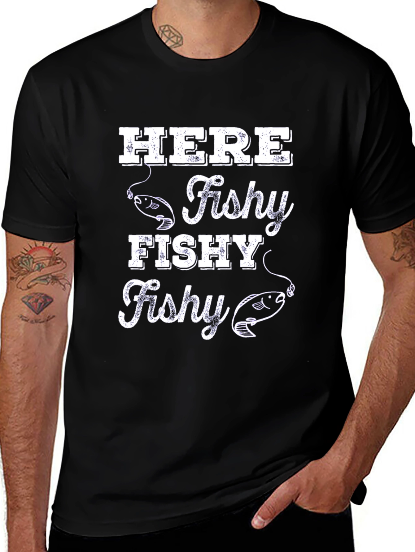 Variant 10 of Here Fishy Fishy T-Shirt