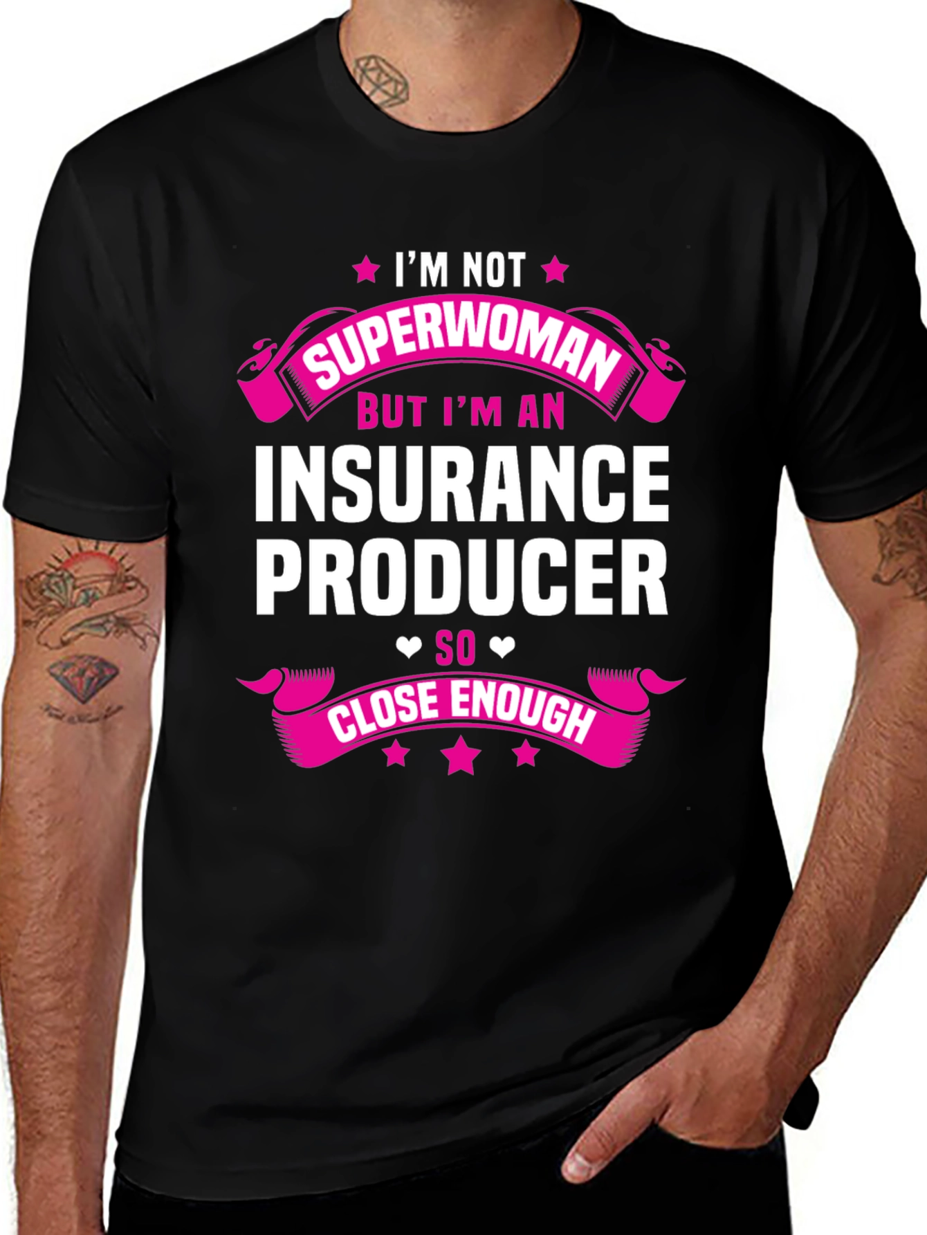 Insurance Producer Superwoman Graphic T-Shirt