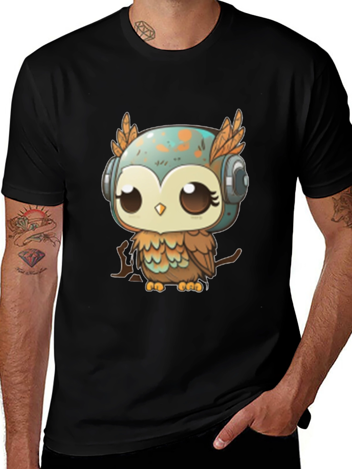 Variant 21 of Cartoon Owl T-Shirt - Cute & Stylish Design