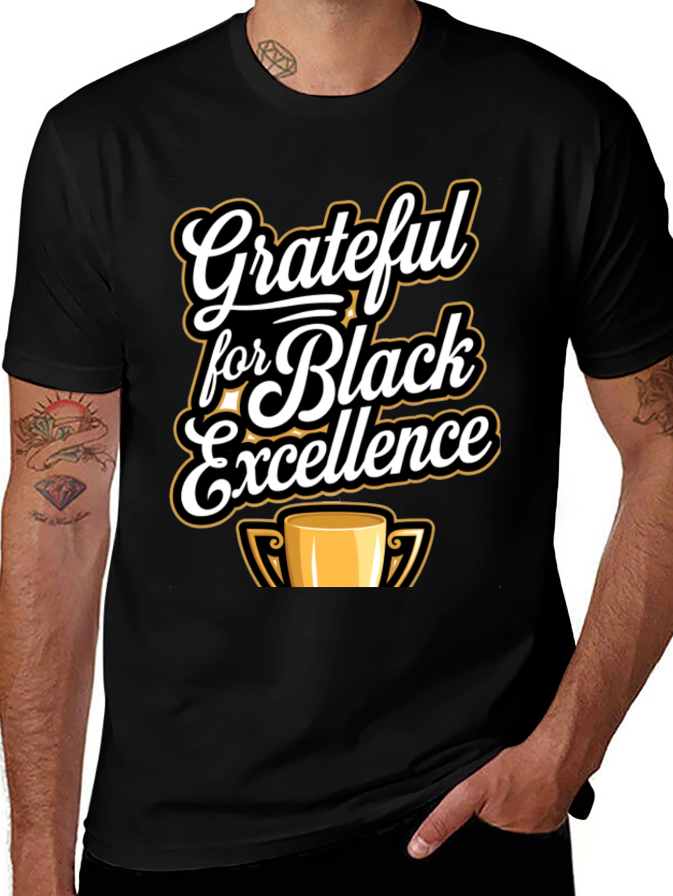 Variant 5 of Grateful for Black Excellence Graphic Tee