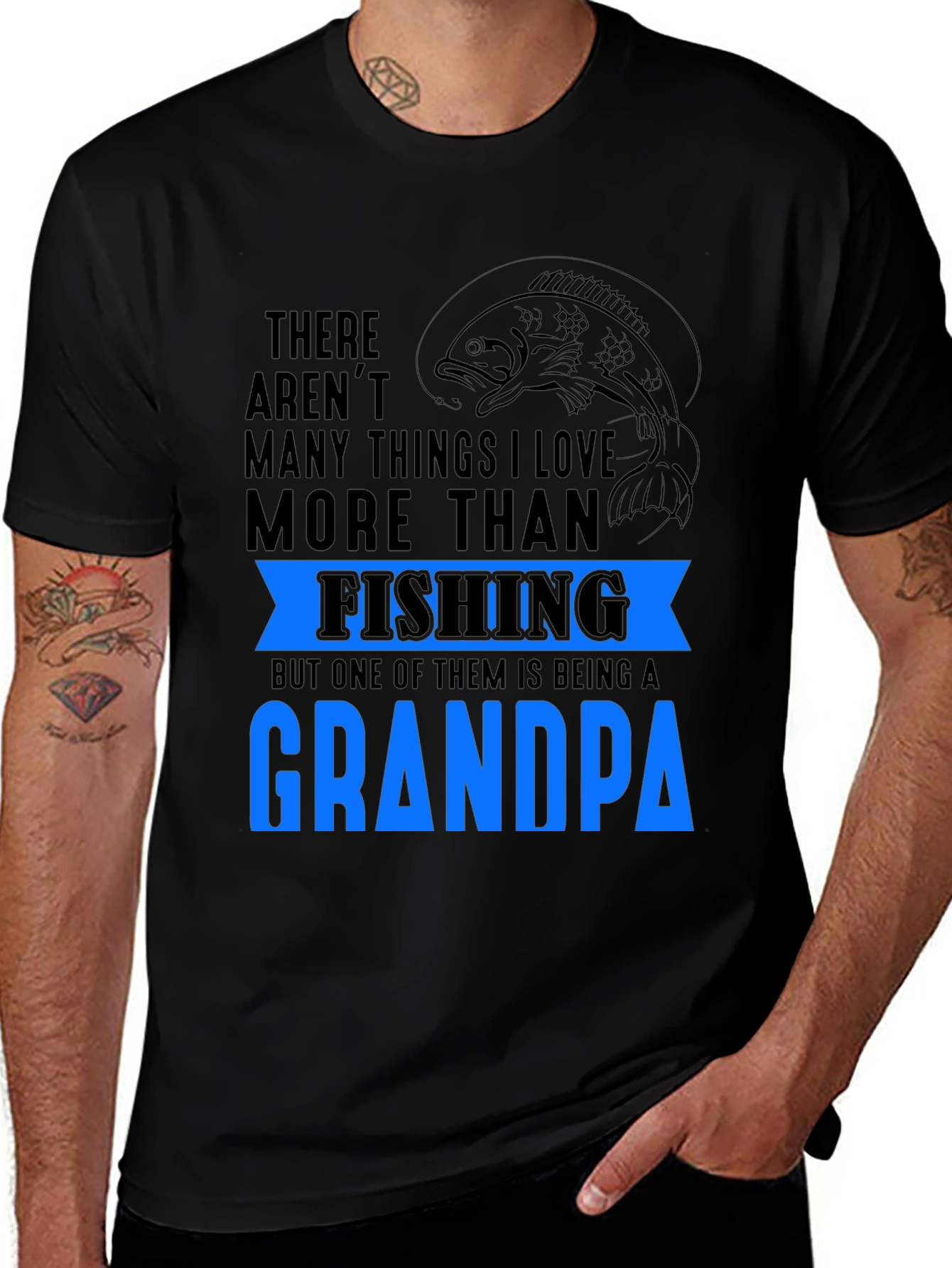 Variant 21 of Fishing Grandpa T-Shirt - Perfect Gift for Grandpa