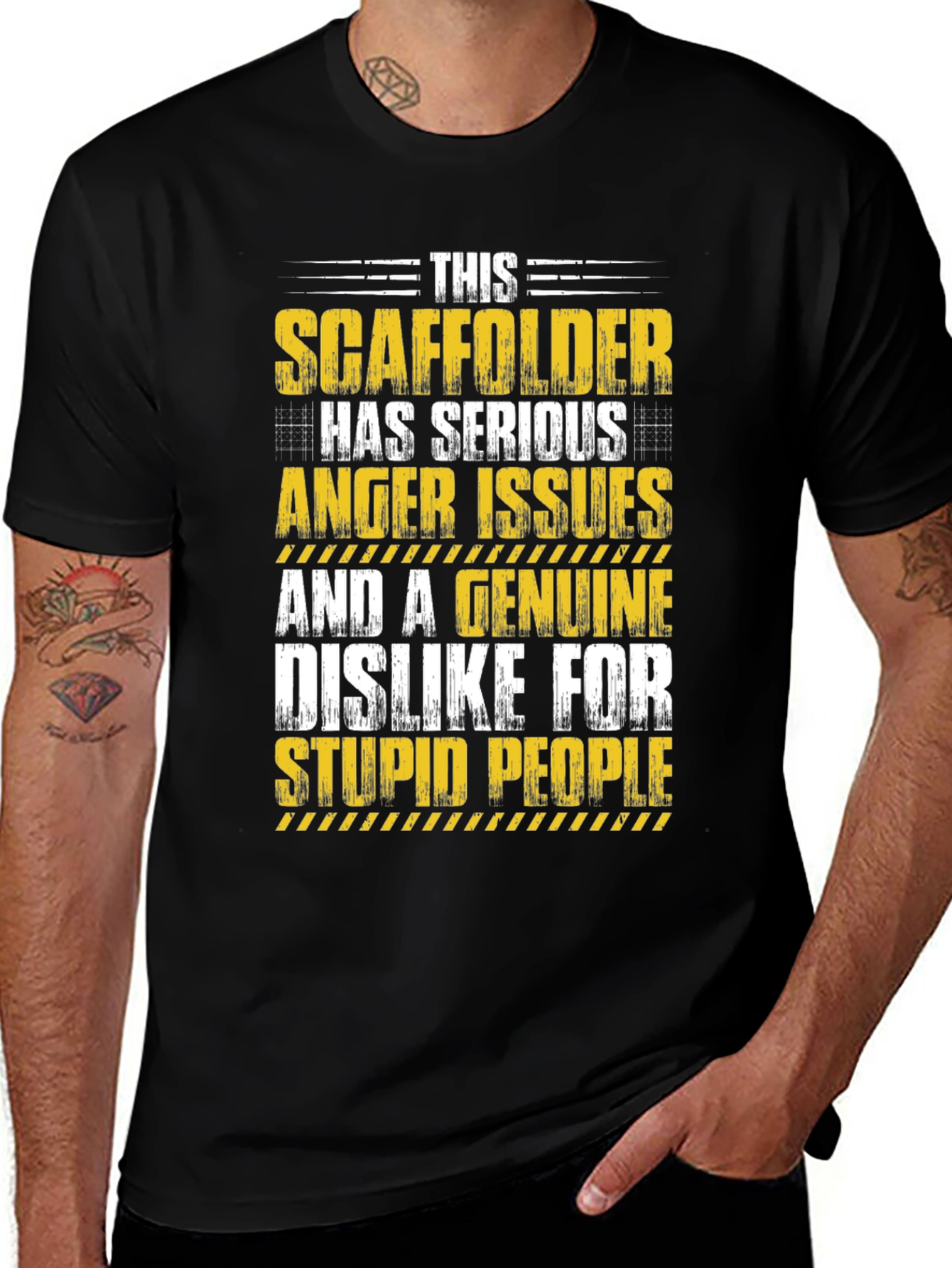 Variant 26 of Scaffolder Anger Issues Graphic Tee