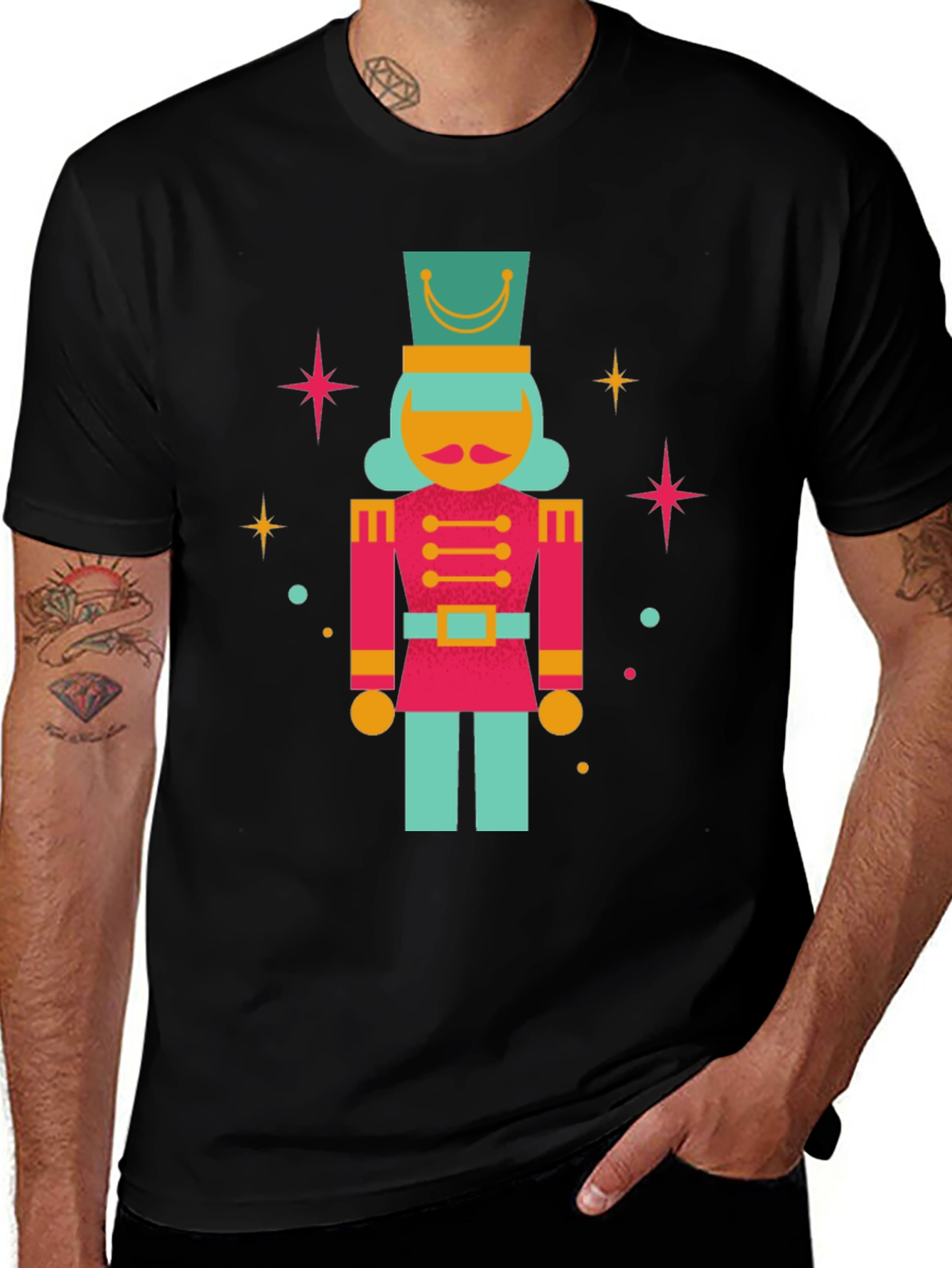 Variant 2 of Retro Nutcracker T-Shirt - Holiday Style