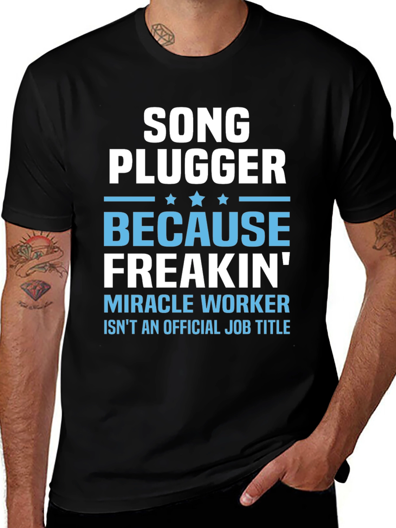 Variant 14 of Song Plugger T-Shirt - Funny Job Title Tee