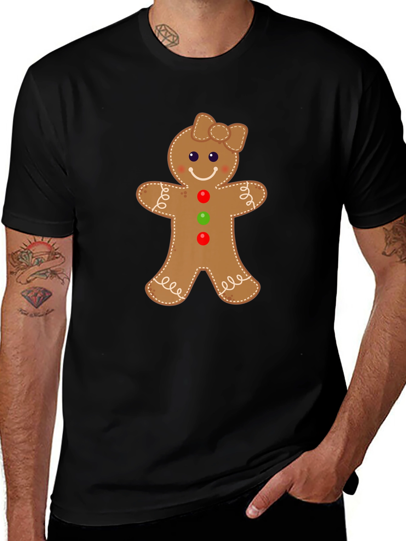 Variant 10 of Gingerbread Man Holiday T-Shirt
