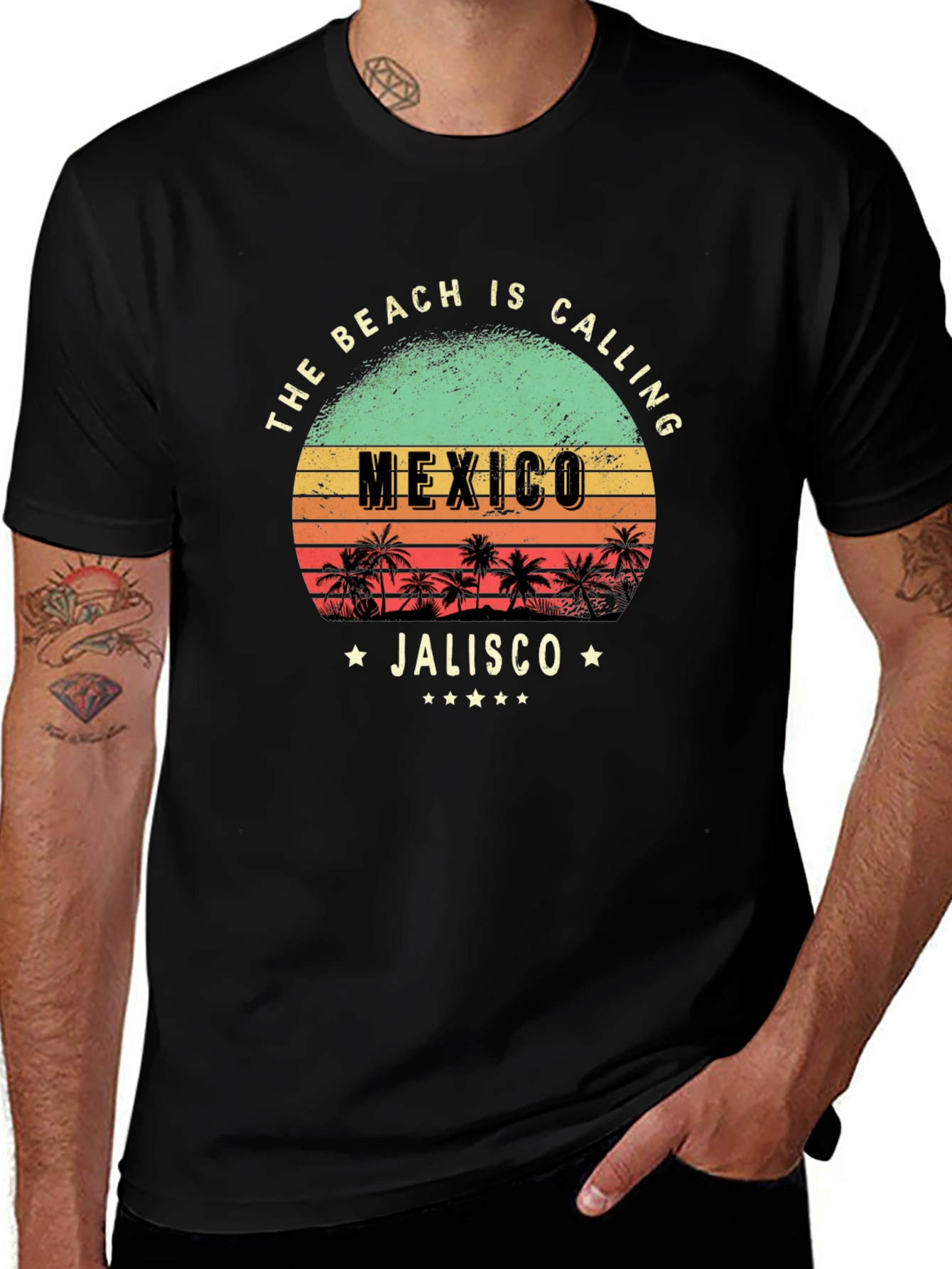 Variant 30 of Mexico Jalisco Beach Graphic T-Shirt