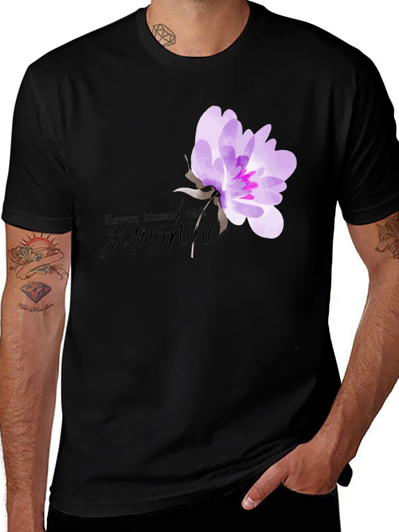 Variant 25 of Floral Blossom T-Shirt - Soft Style