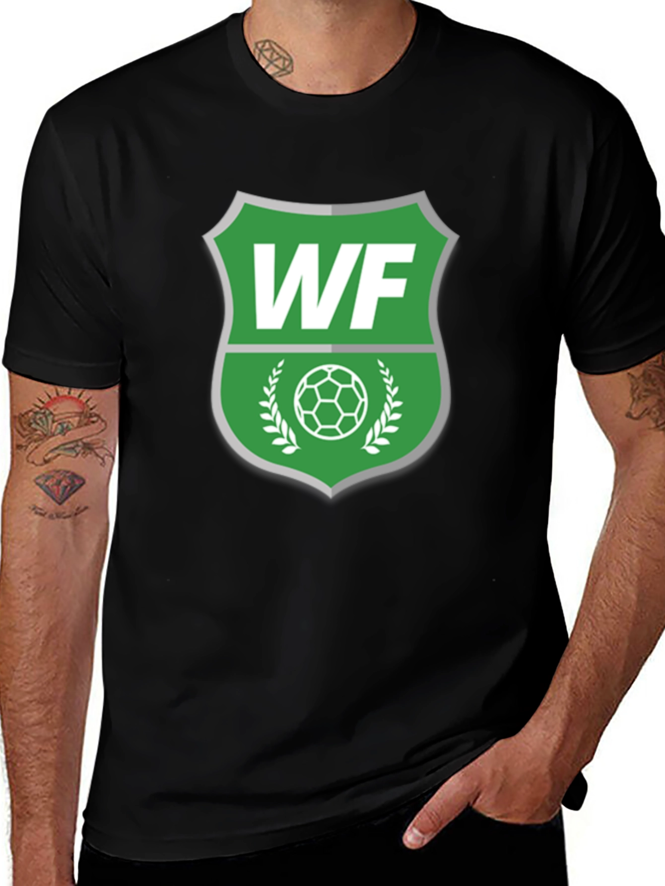 Variant 9 of WF Soccer Club Graphic T-Shirt - Black