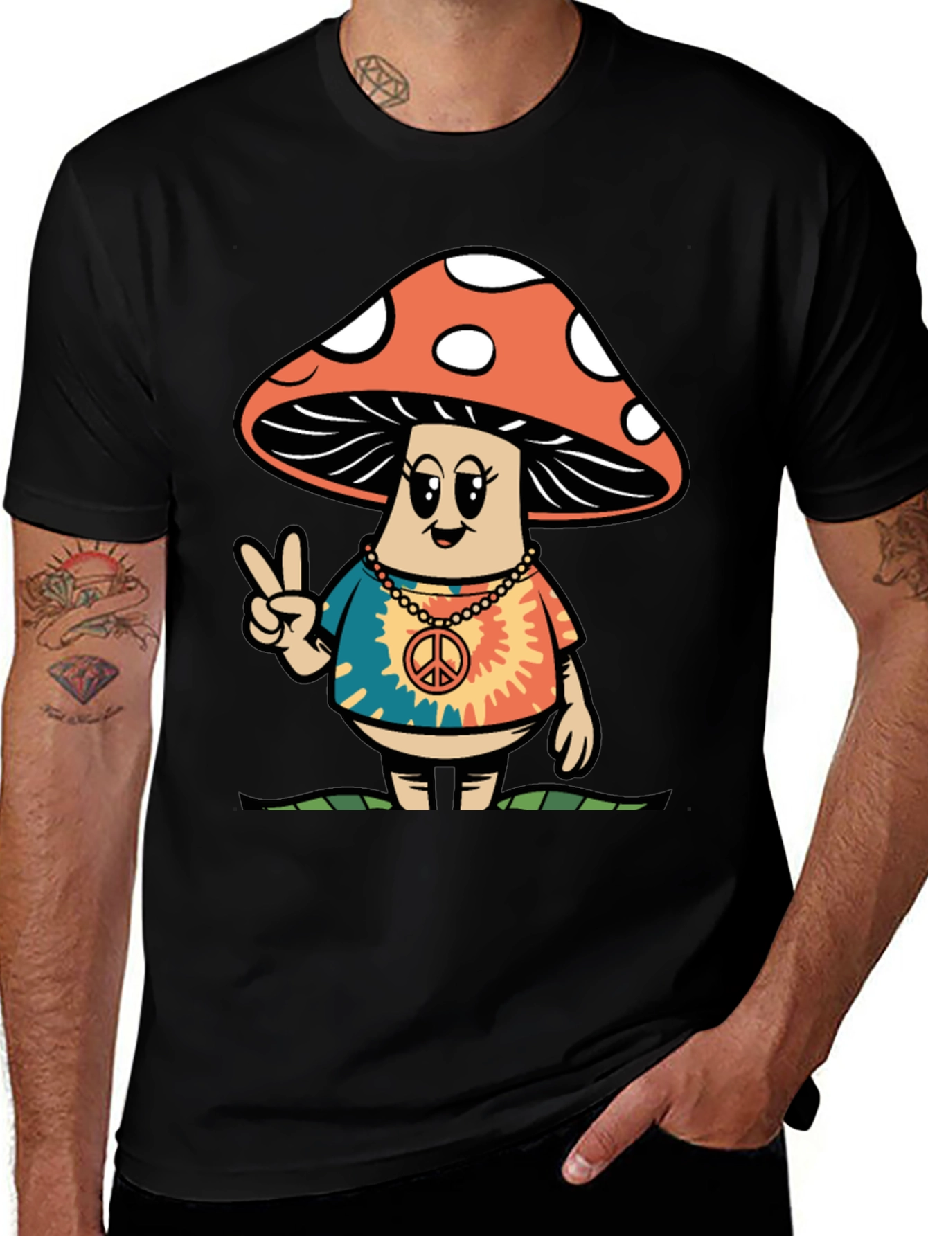 Variant 9 of Hippie Mushroom T-Shirt