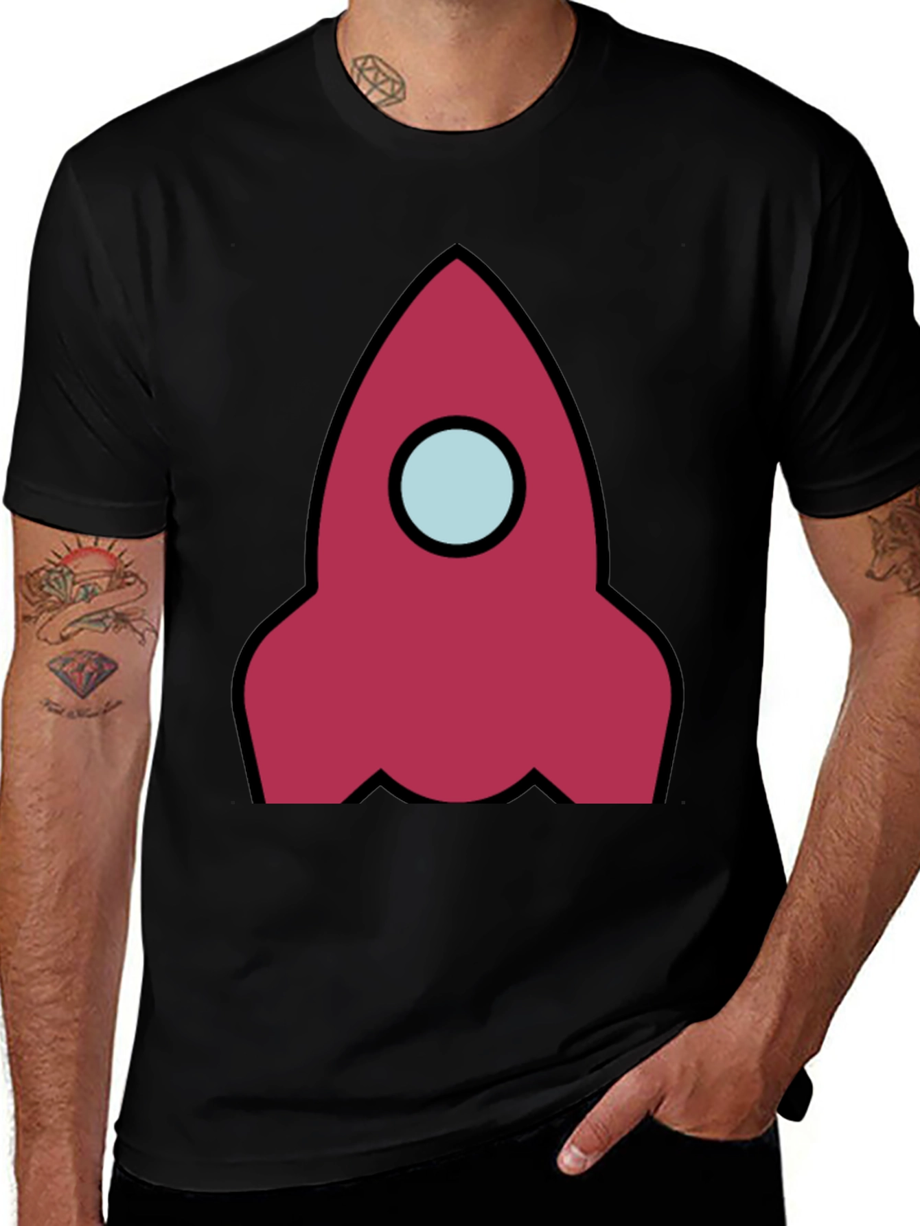 Variant 20 of Rocket Graphic T-Shirt