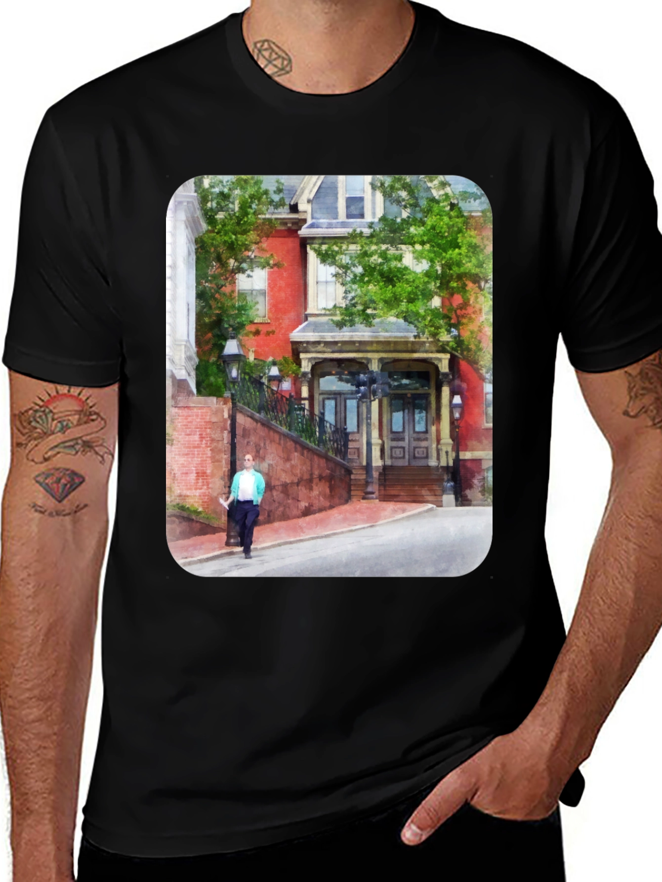 Variant 20 of Unique T-Shirt: Architectural Design