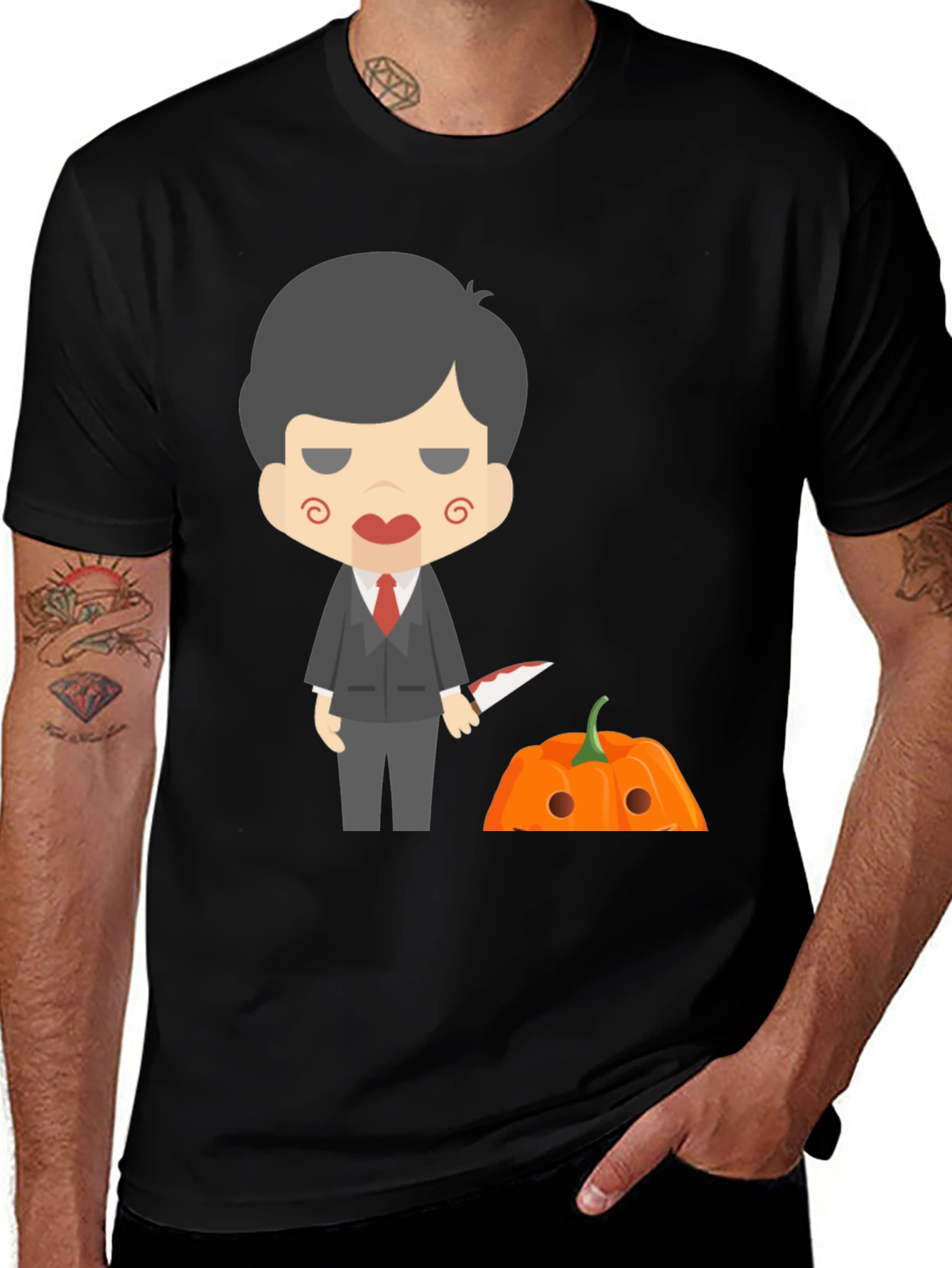 Halloween Jigsaw Pumpkin T-Shirt