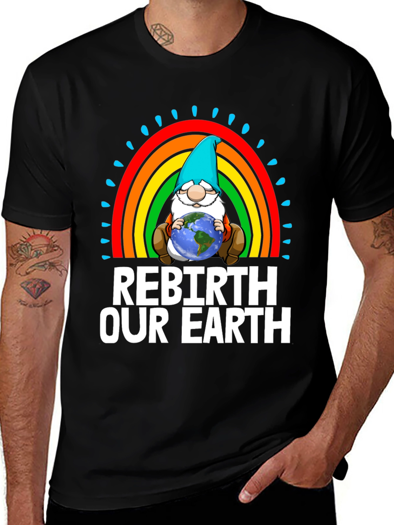 Variant 5 of Rebirth Our Earth Gnome T-Shirt