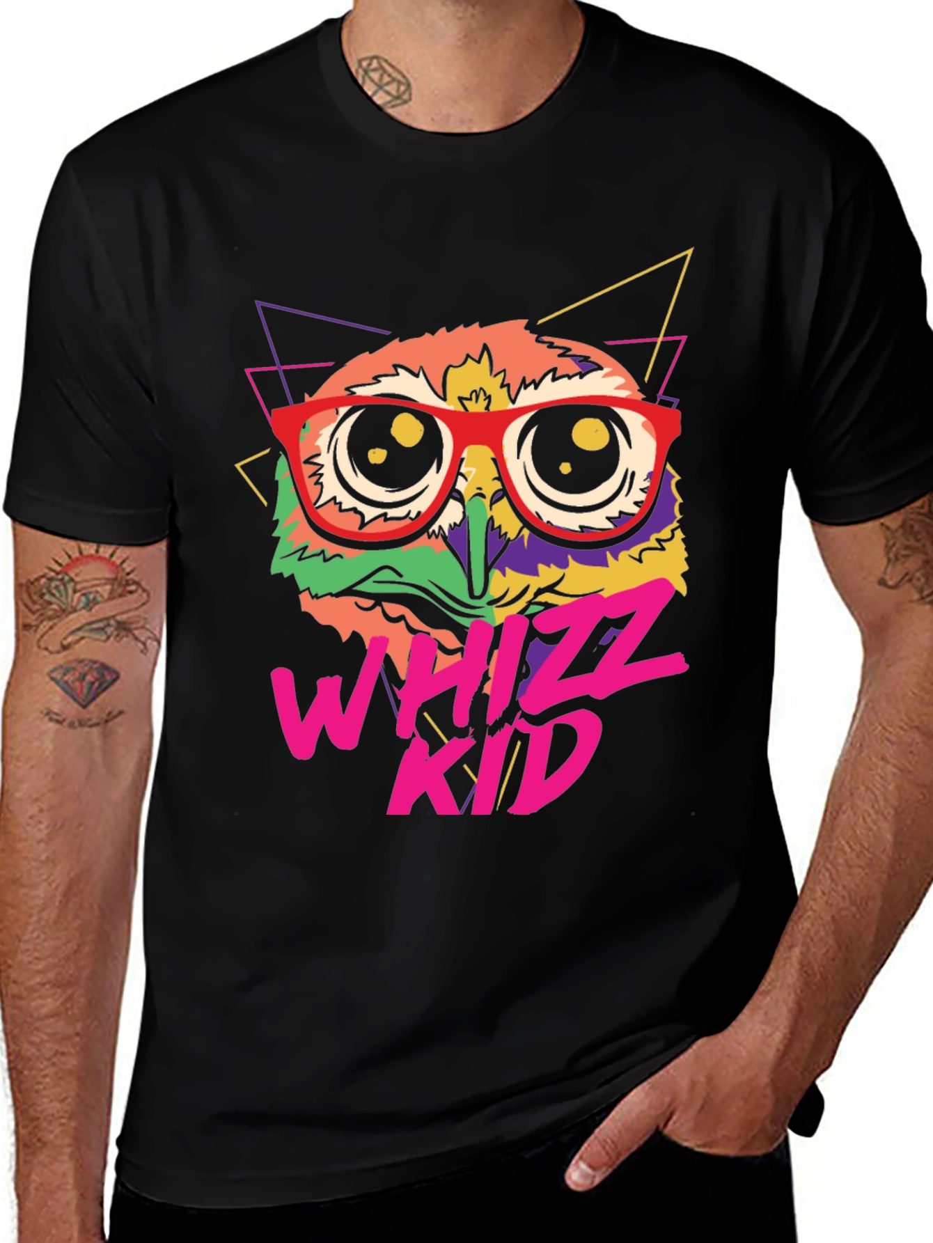 Variant 14 of Whizz Kid Owl Graphic T-Shirt