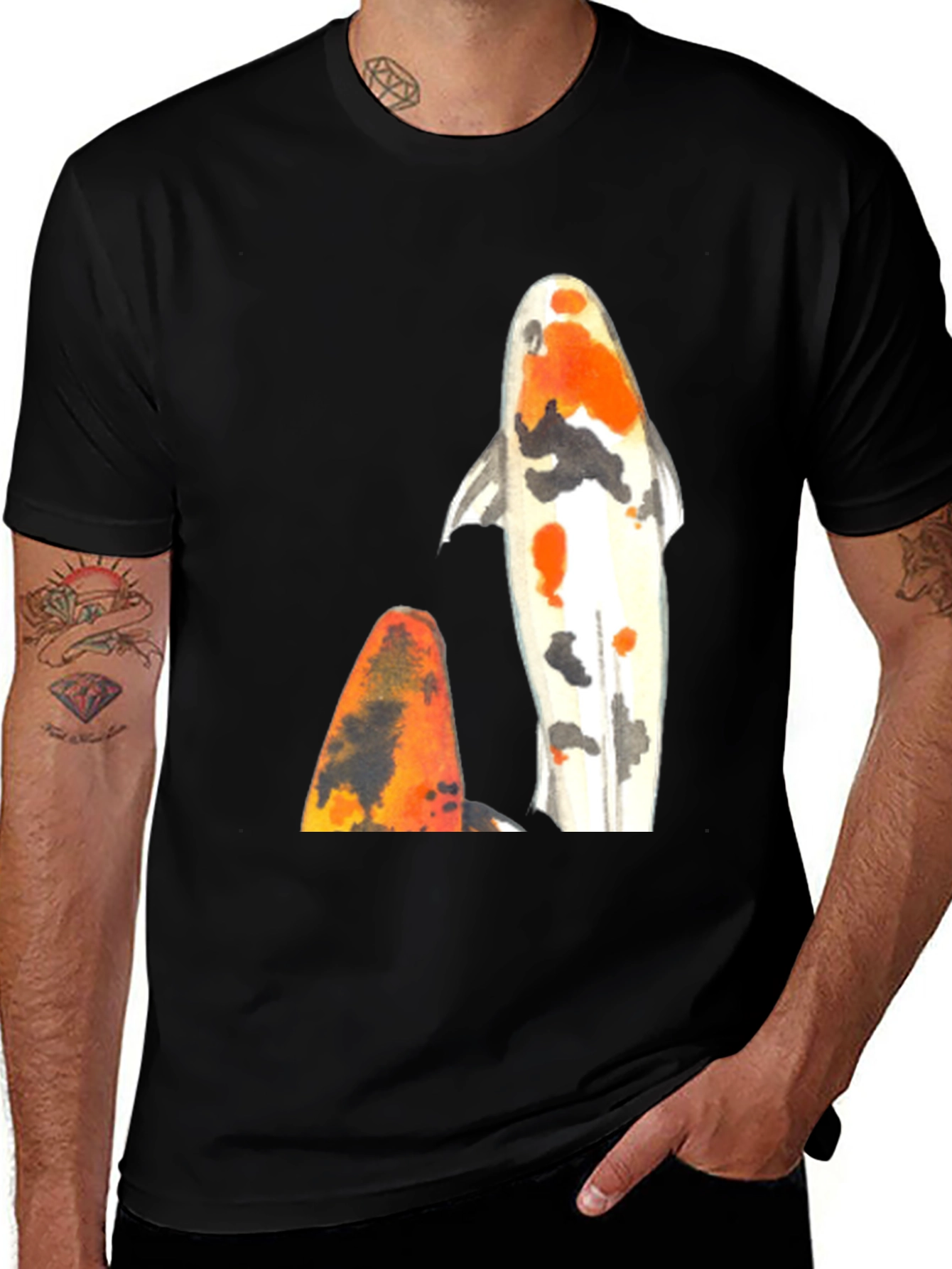 Variant 6 of Koi Fish Graphic Tee