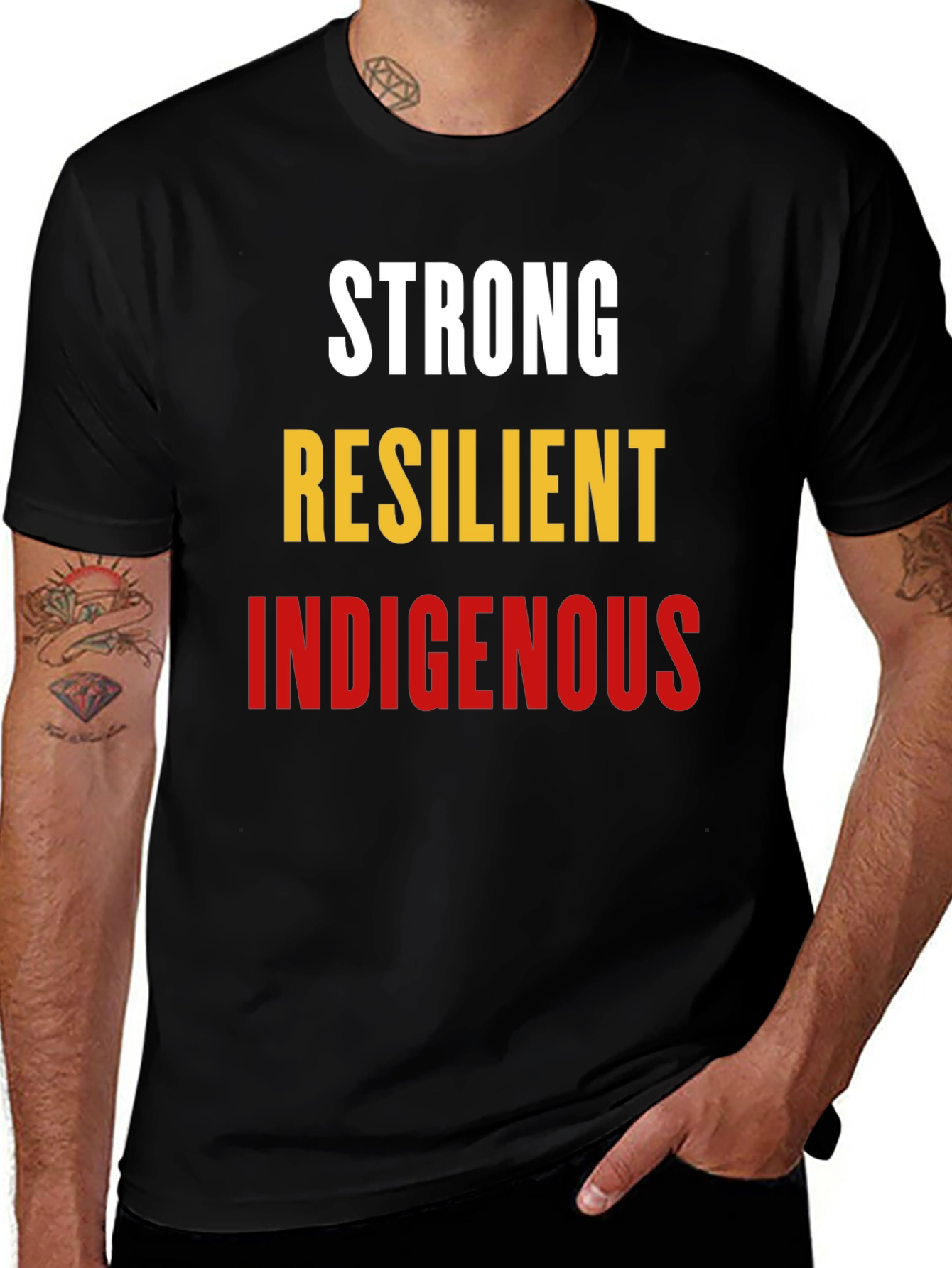 Variant 9 of Strong Resilient Indigenous Graphic Tee