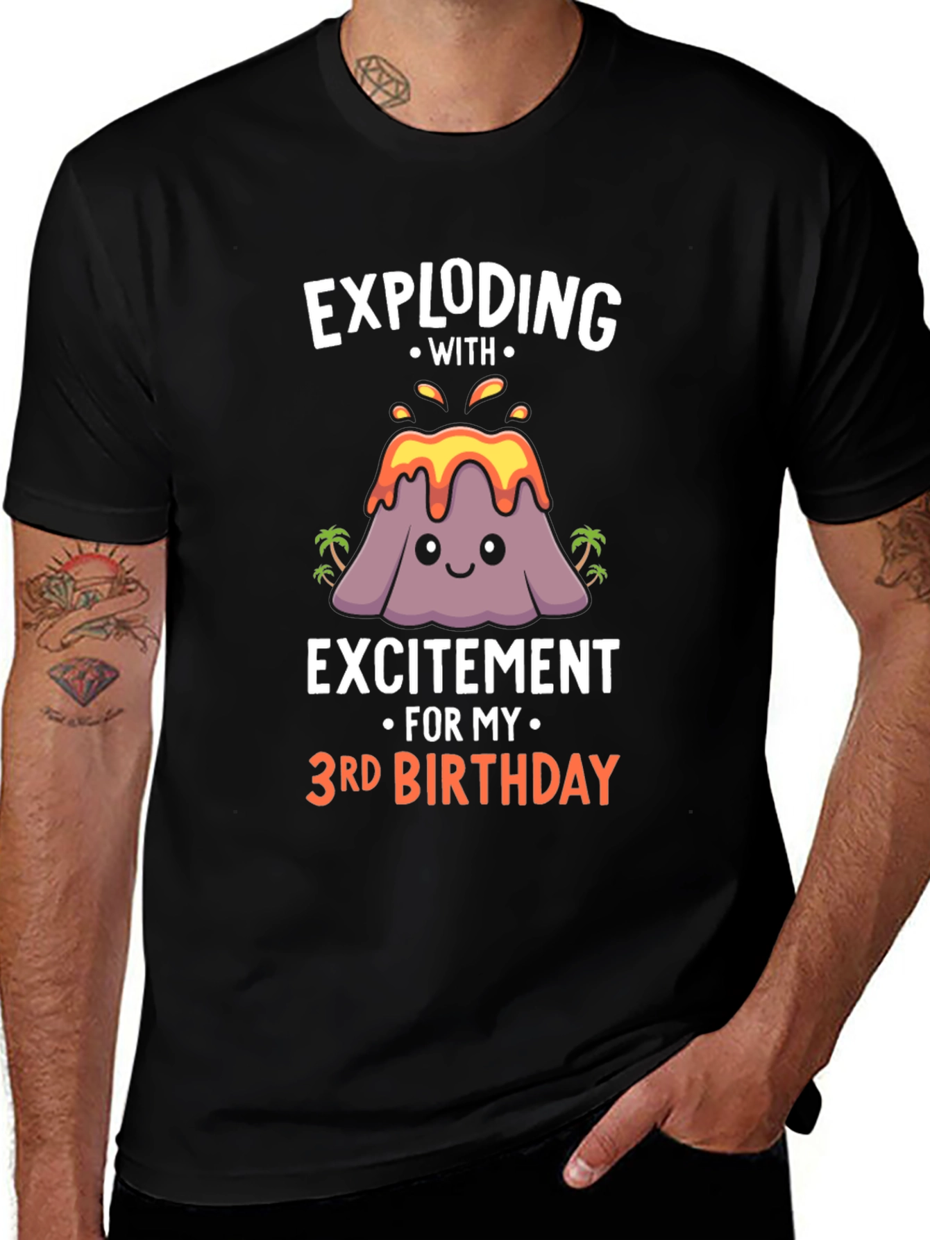 Exploding with Excitement 3rd Birthday T-Shirt