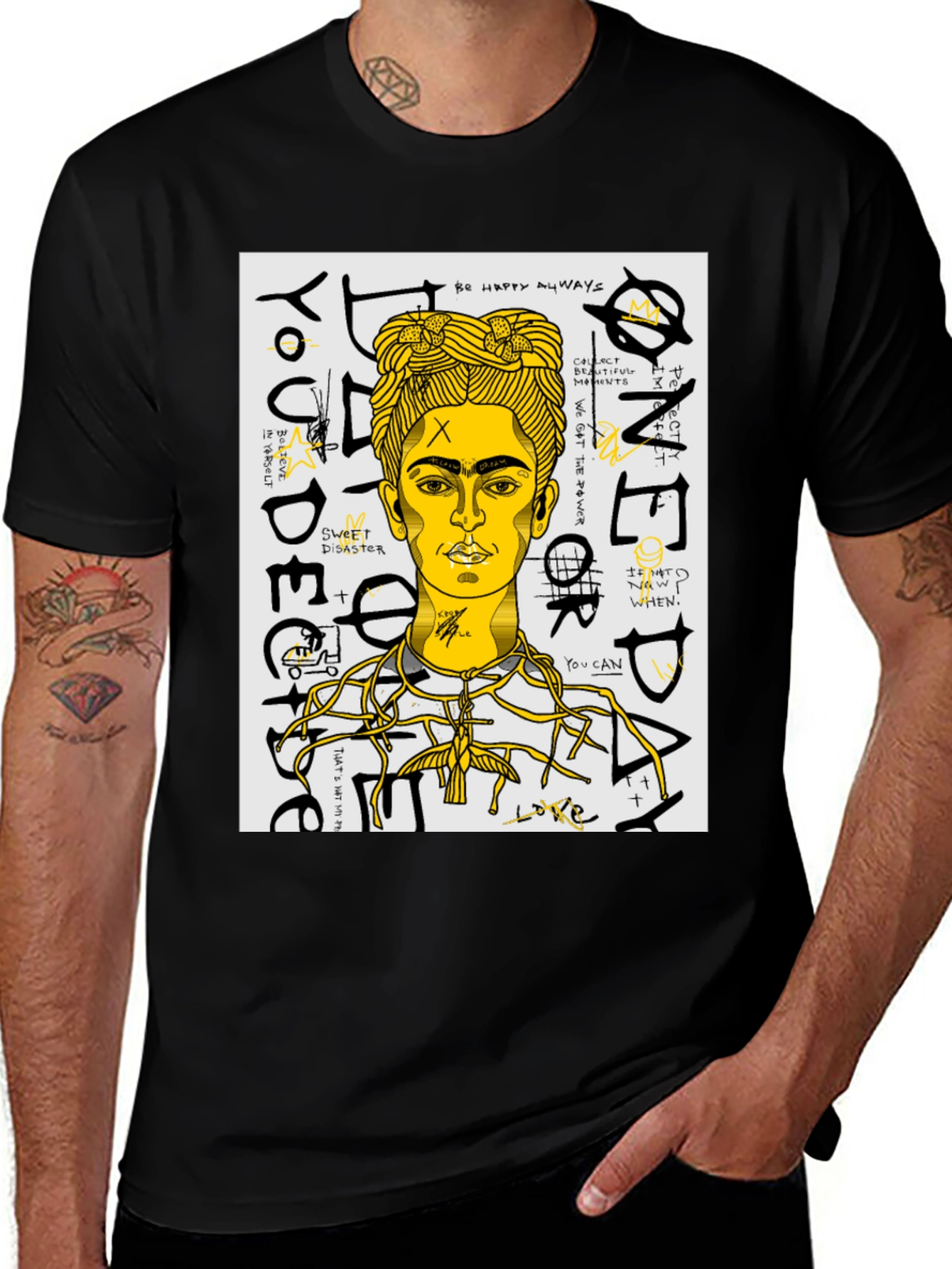 Variant 9 of Frida Kahlo Graphic Print T-Shirt - Stylish & Unique