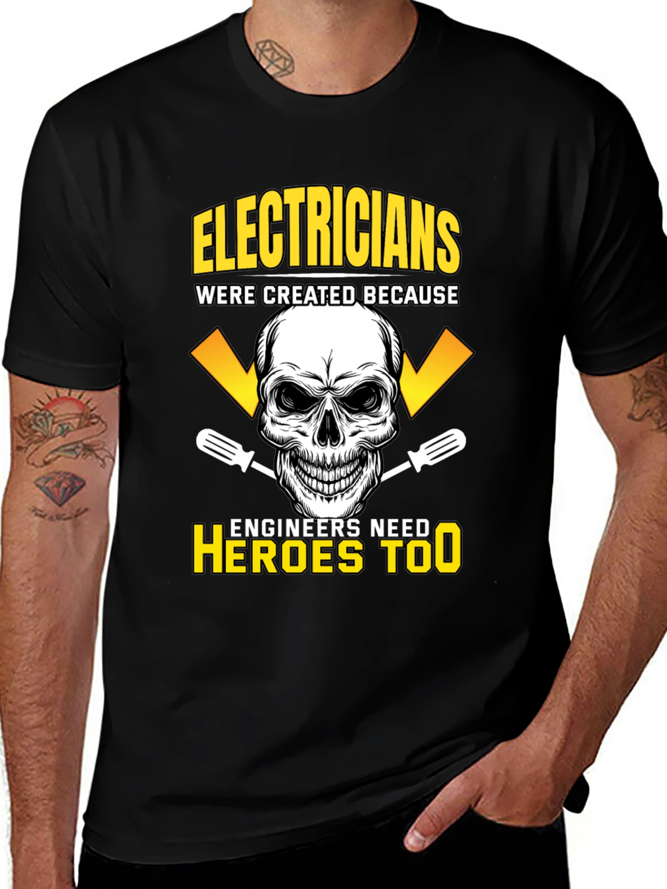 Variant 6 of Electricians Hero Tee