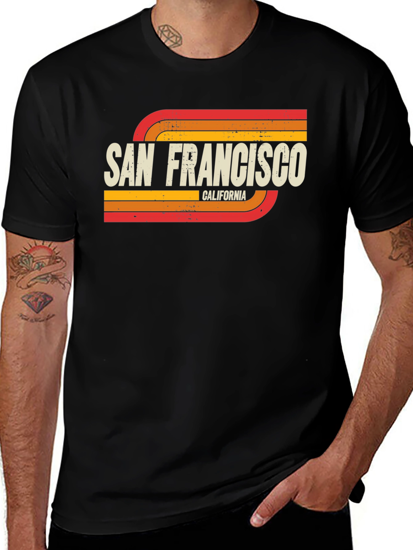 San Francisco Retro T-Shirt - California Graphic Tee
