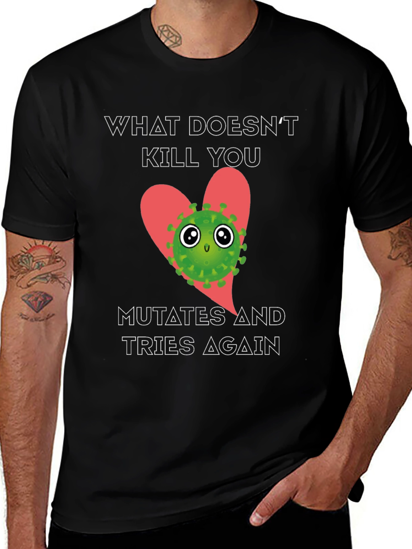 Variant 6 of Funny Virus Mutation T-Shirt