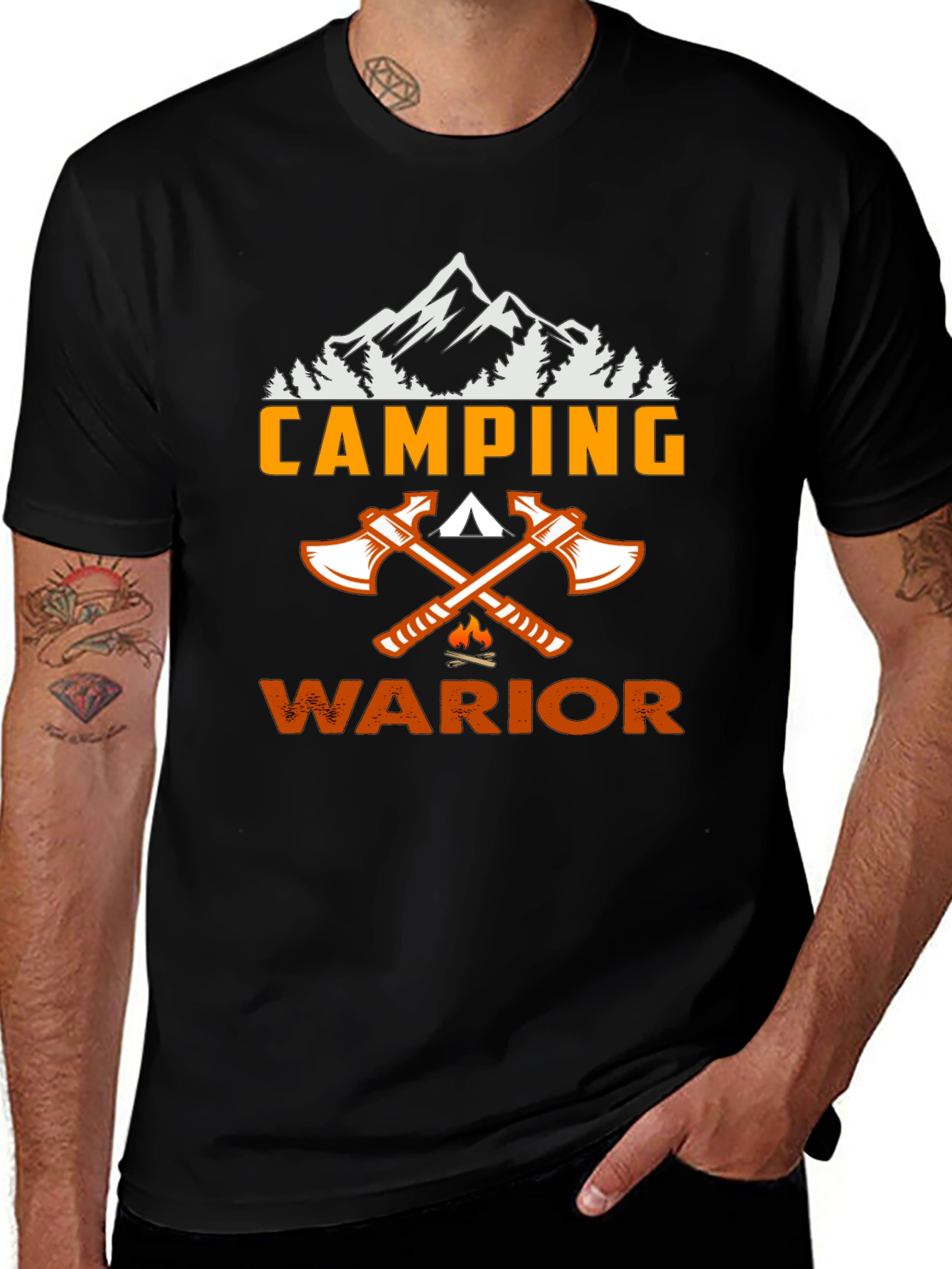 Variant 29 of Camping Warrior T-Shirt