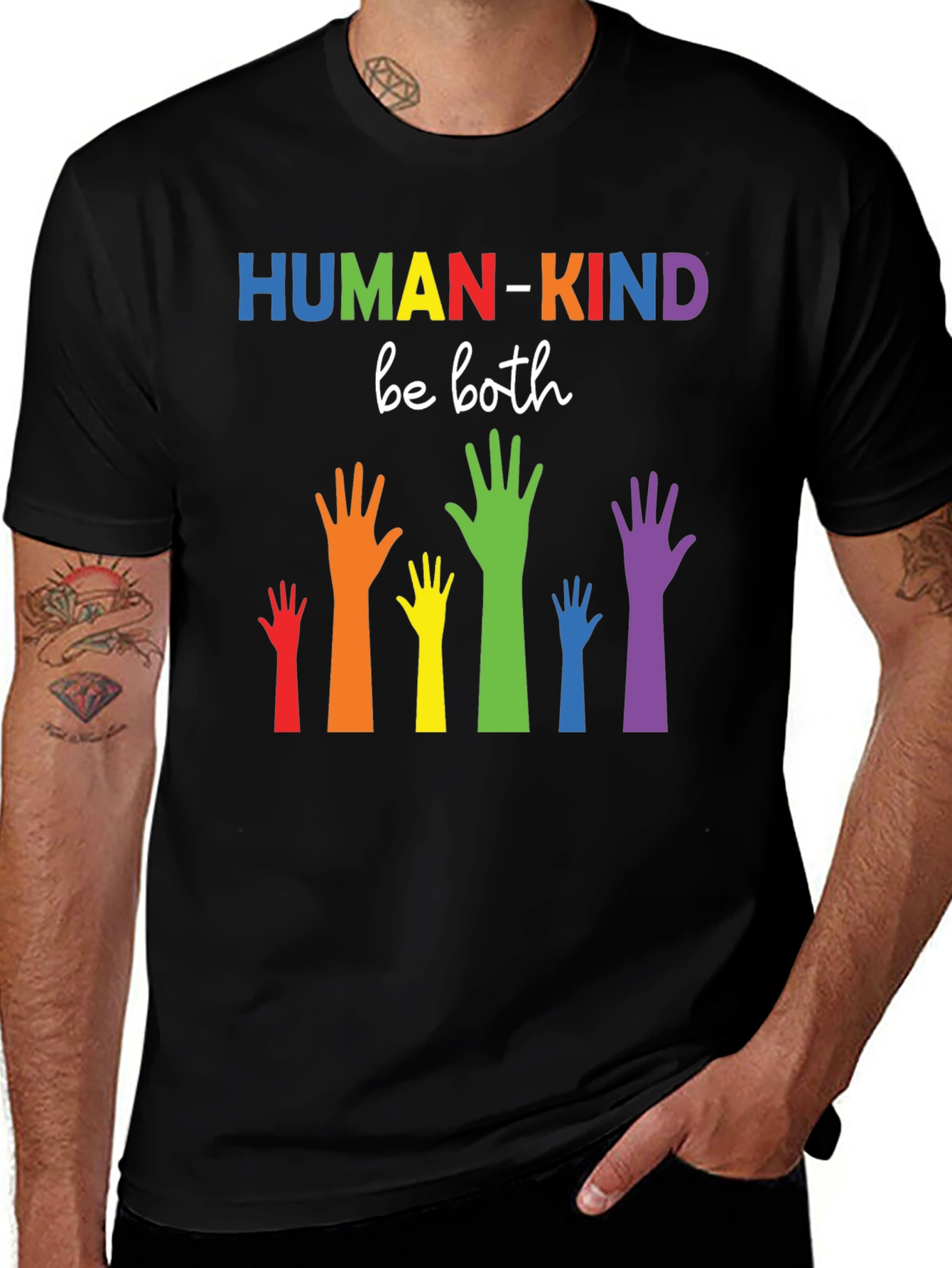 Variant 13 of Human-Kind Be Both Pride T-Shirt