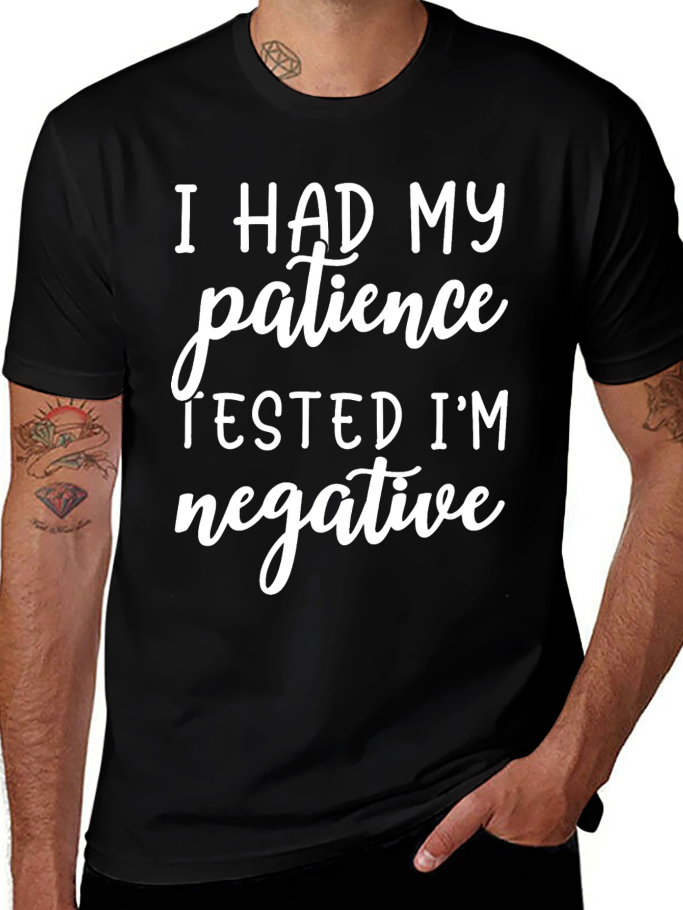 Variant 30 of I Had My Patience Tested Graphic Tee