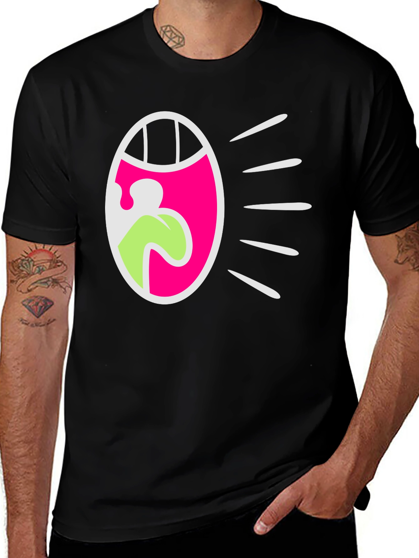 Variant 7 of Vibrant Graphic Print T-Shirt - Modern Streetwear