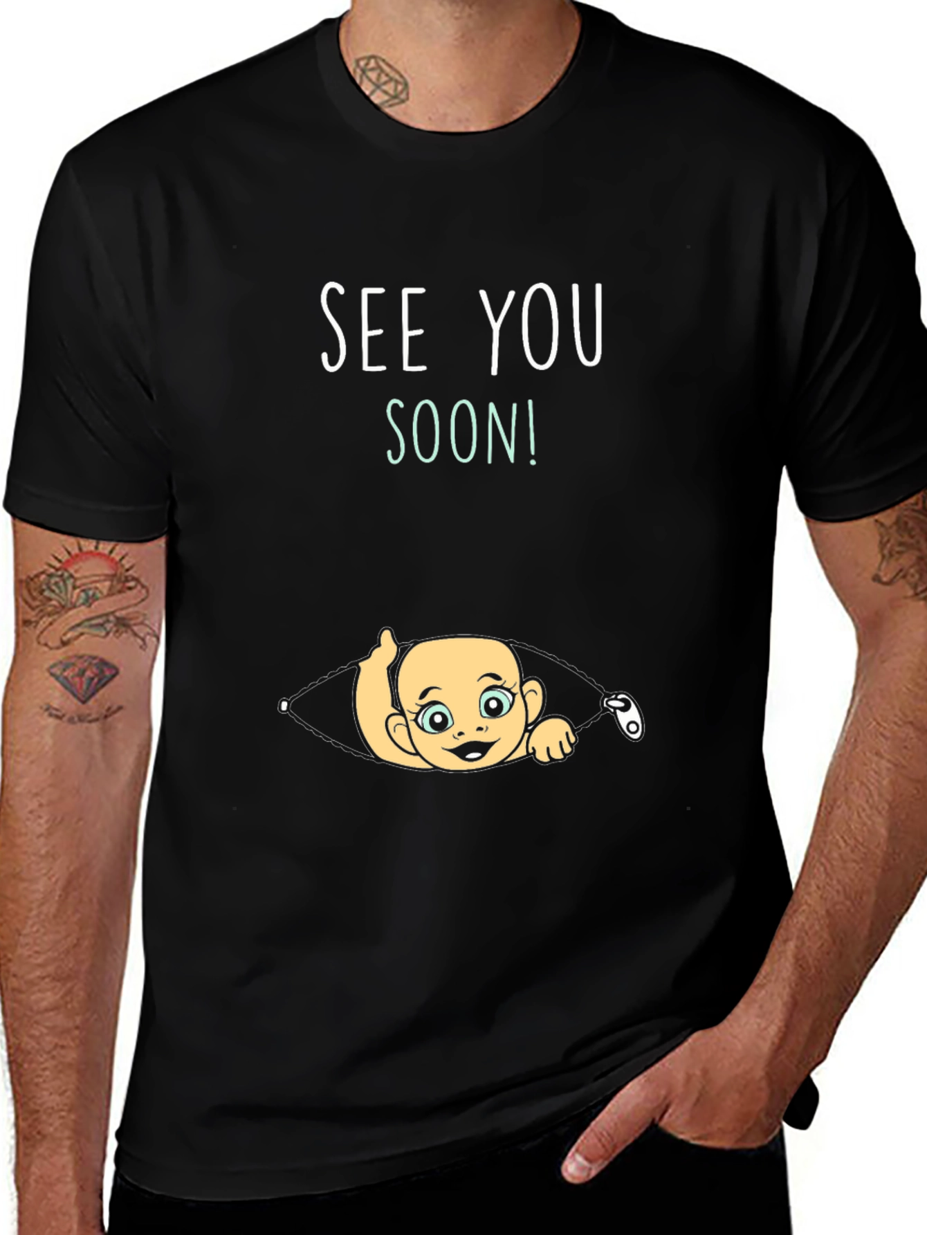 Variant 22 of See You Soon Baby Peek T-Shirt