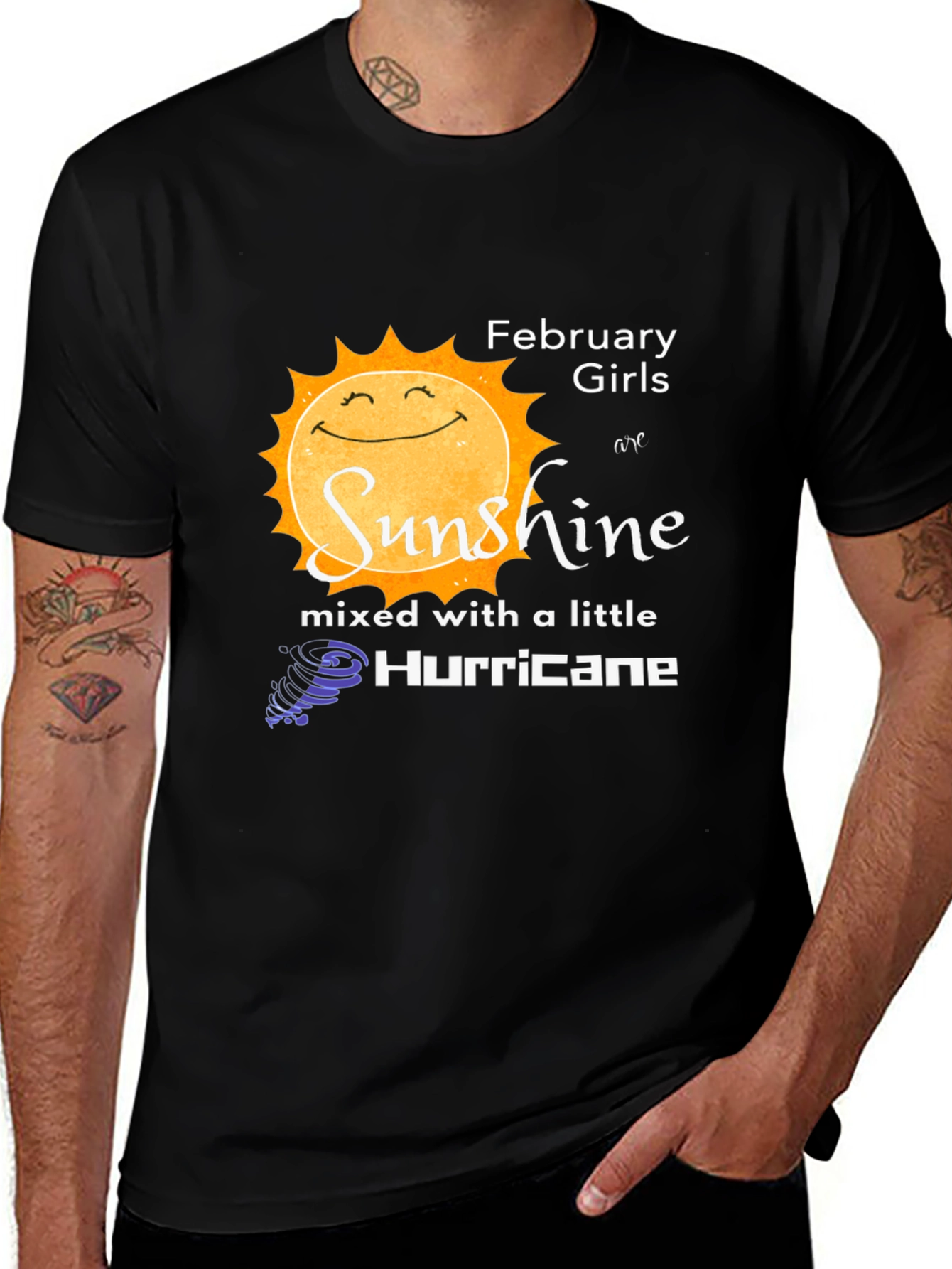 Variant 27 of February Girls Sunshine Hurricane Graphic T-Shirt