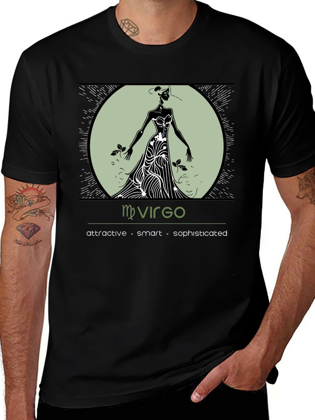 Virgo Zodiac T-Shirt - Attractive Smart Sophisticated