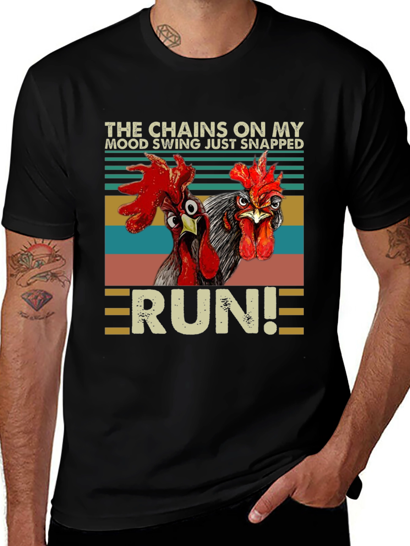 Variant 11 of Mood Swing Chicken Run T-Shirt