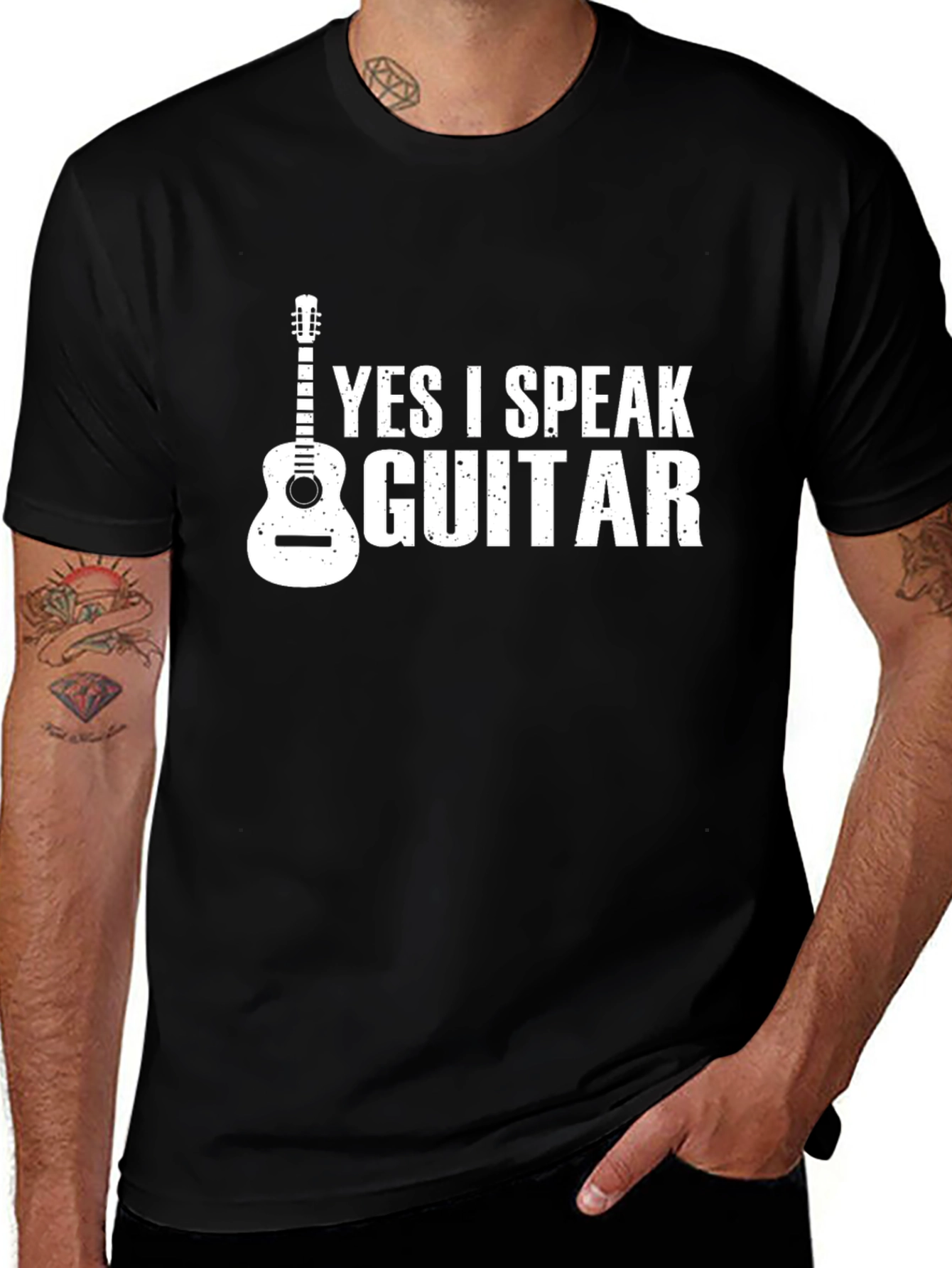 Variant 15 of Yes I Speak Guitar T-Shirt - Musician Tee