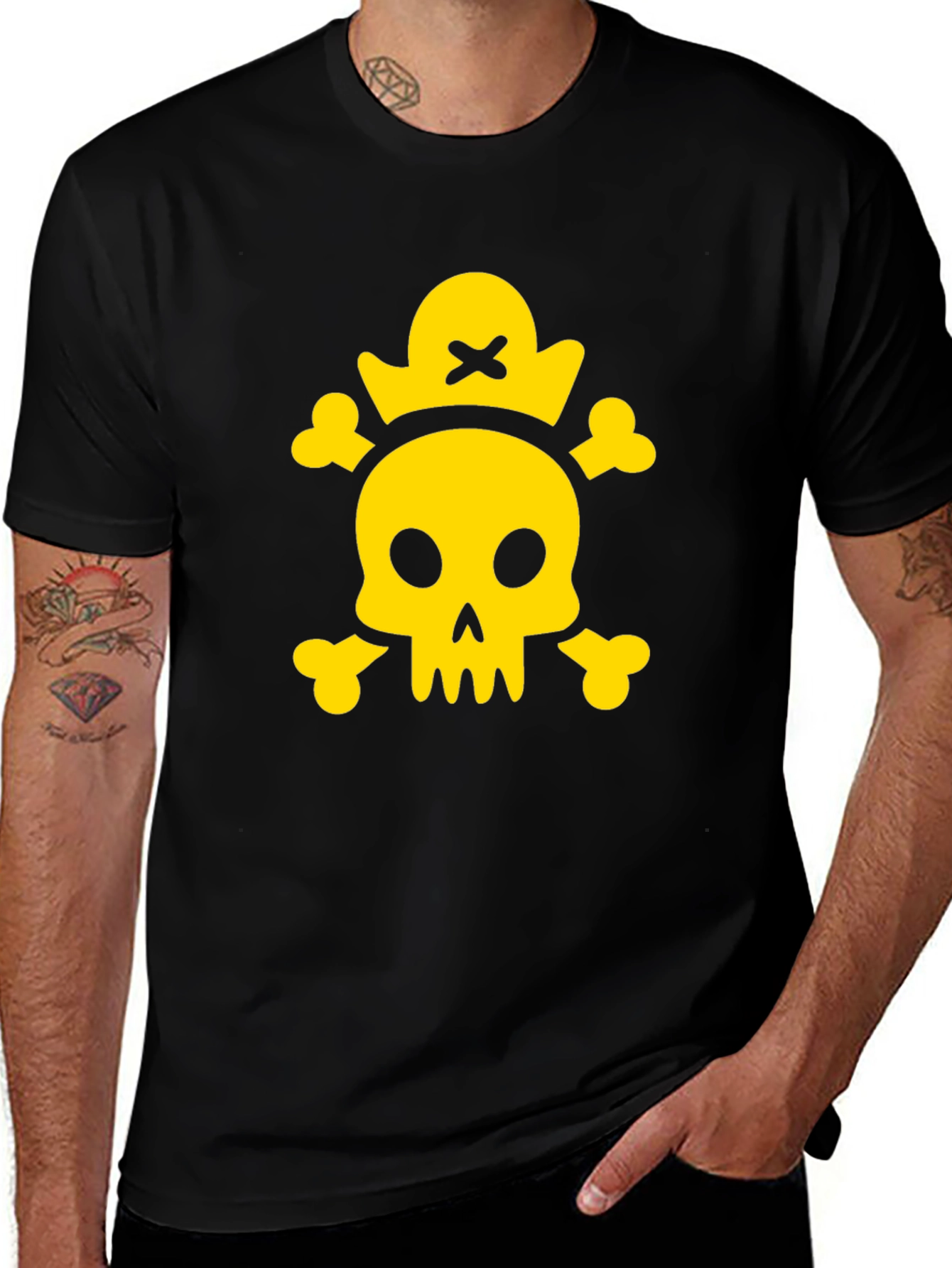 Variant 8 of Skull & Crossbones Tee - Pirate King Style!