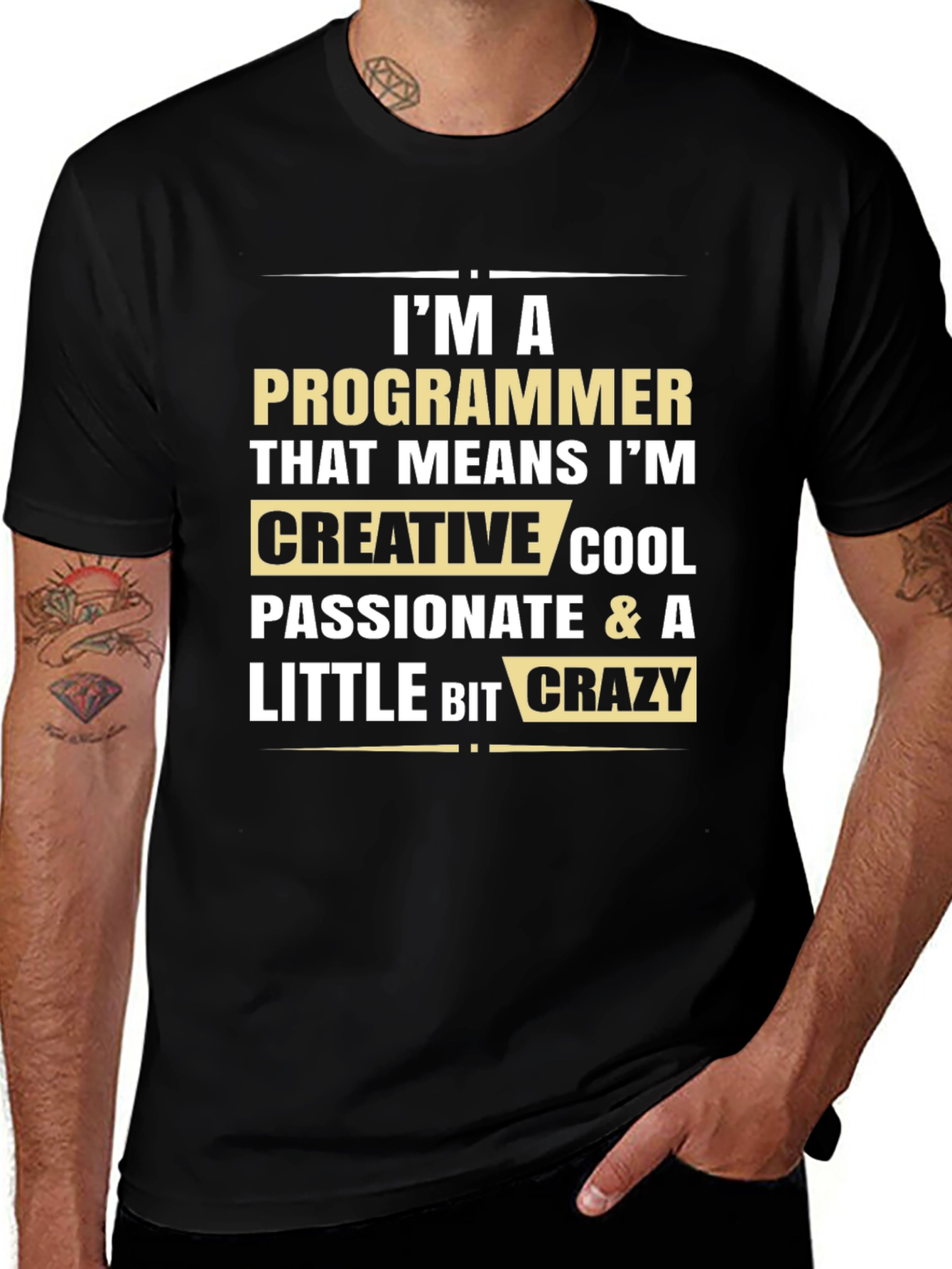 Variant 17 of Programmer T-Shirt - Creative, Cool, & Crazy
