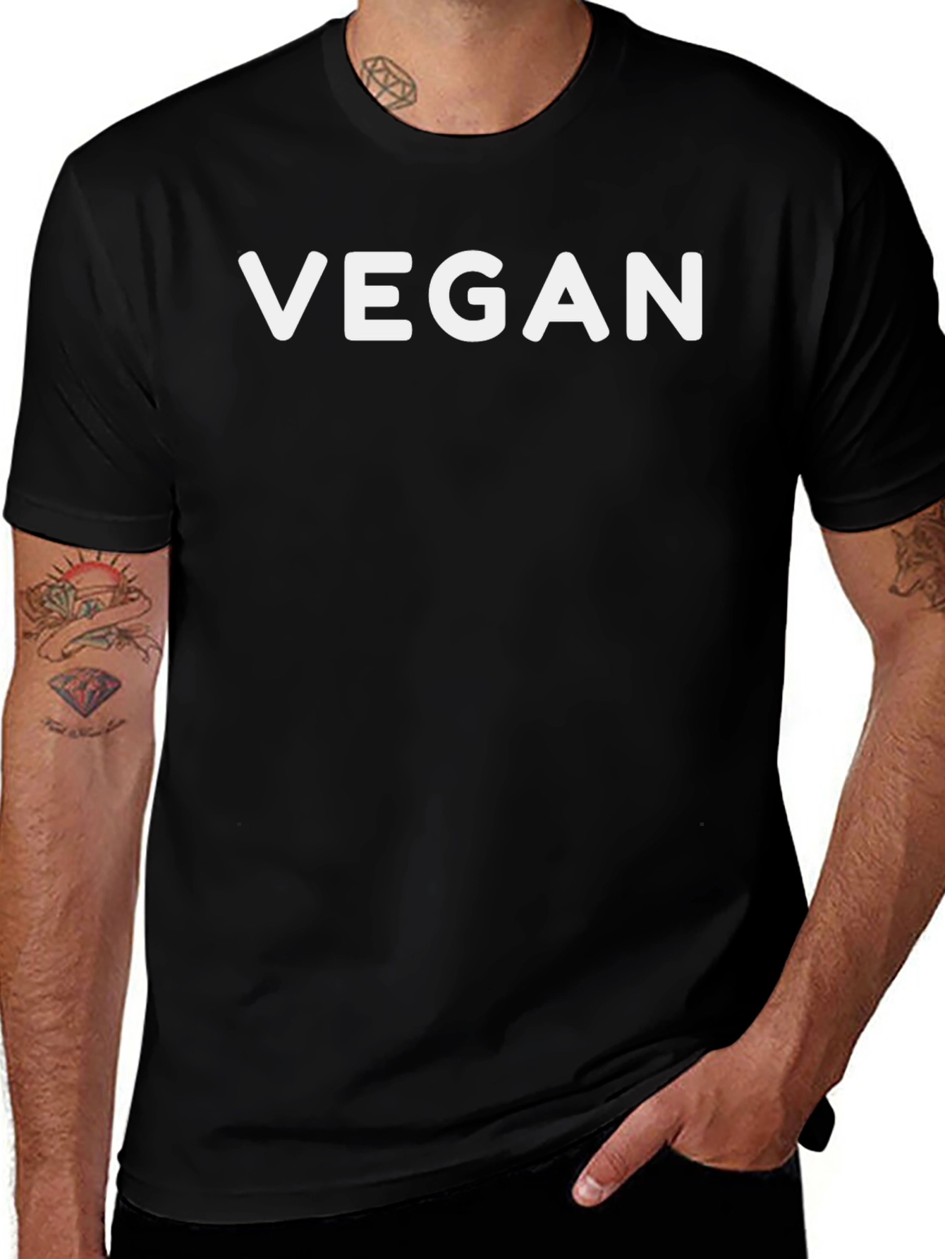 Vegan Statement T-Shirt - Bold & Comfortable