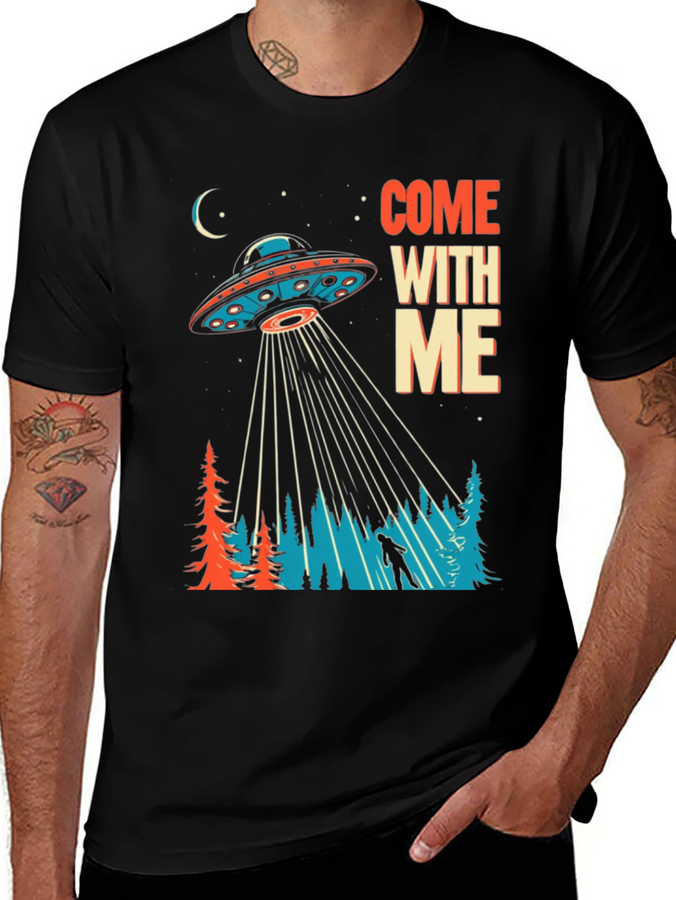 Come With Me UFO Graphic Tee
