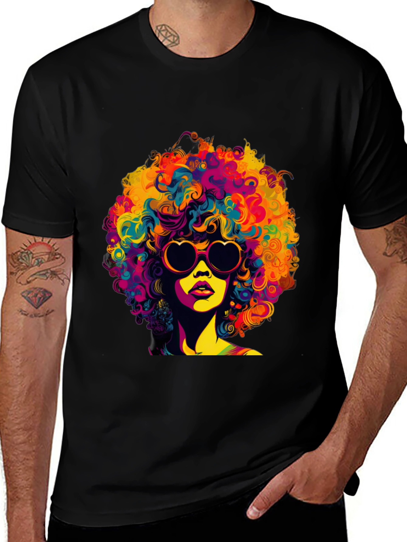 Variant 27 of Afro Queen Graphic Tee