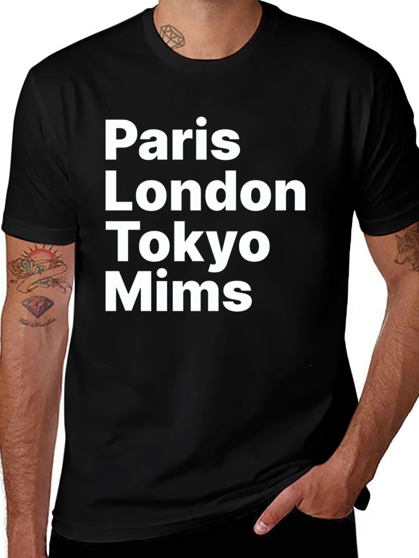 Variant 8 of Paris London Tokyo Mims T-Shirt